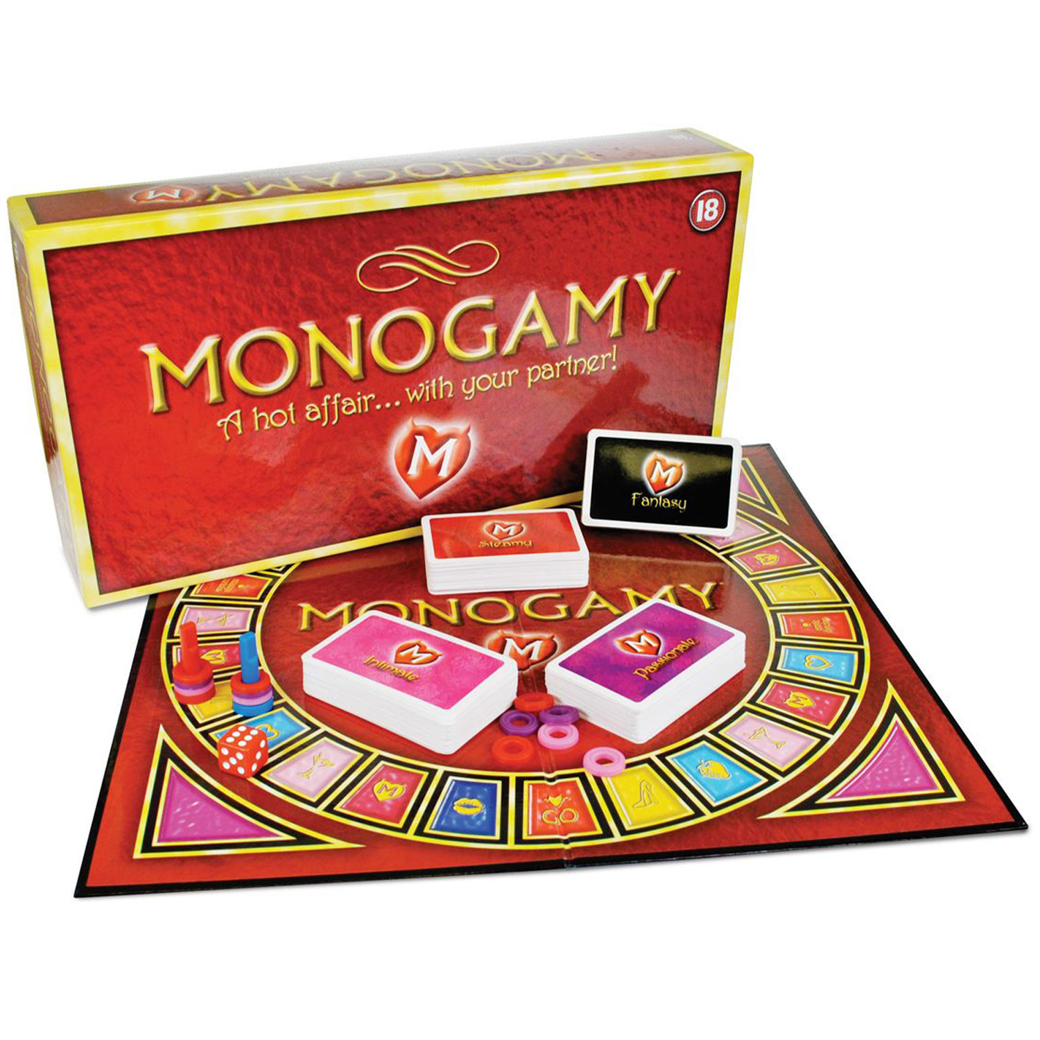 Monogamy Erotisk Brætspil - Mixed Colours