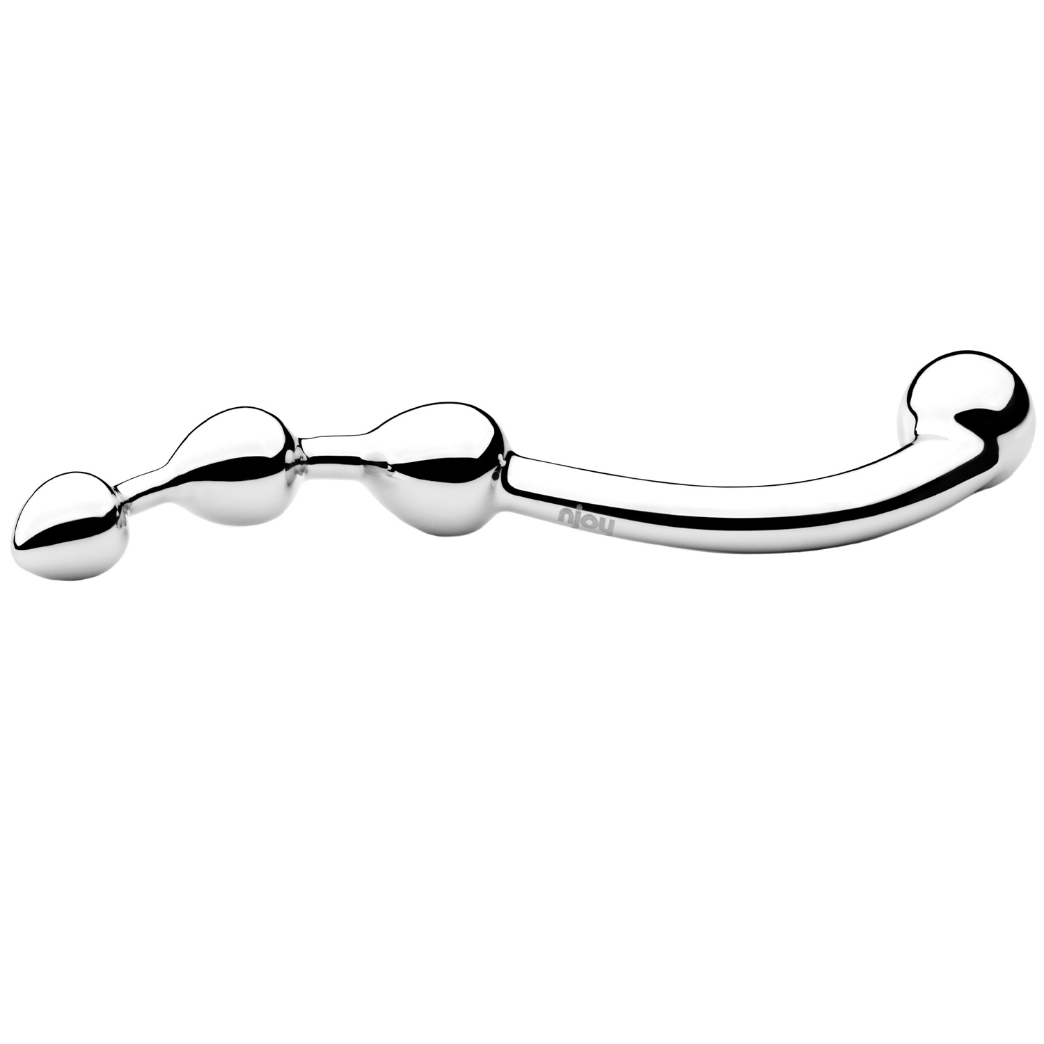 Njoy Fun Wand G-punkts Stål Dildo - Silver