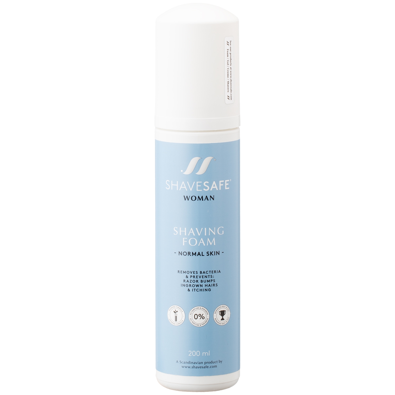 Shavesafe Intim Barberskum Mod Røde Knopper - White