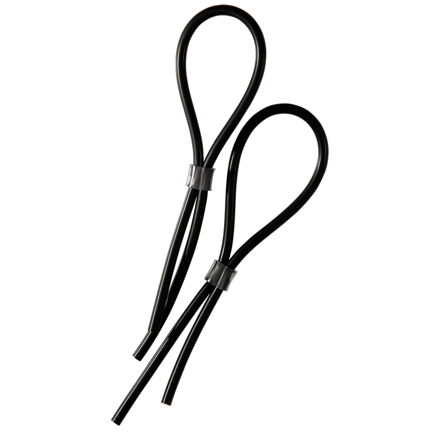 Electrastim Electraloops Rubber Electro Cock Rings - Black