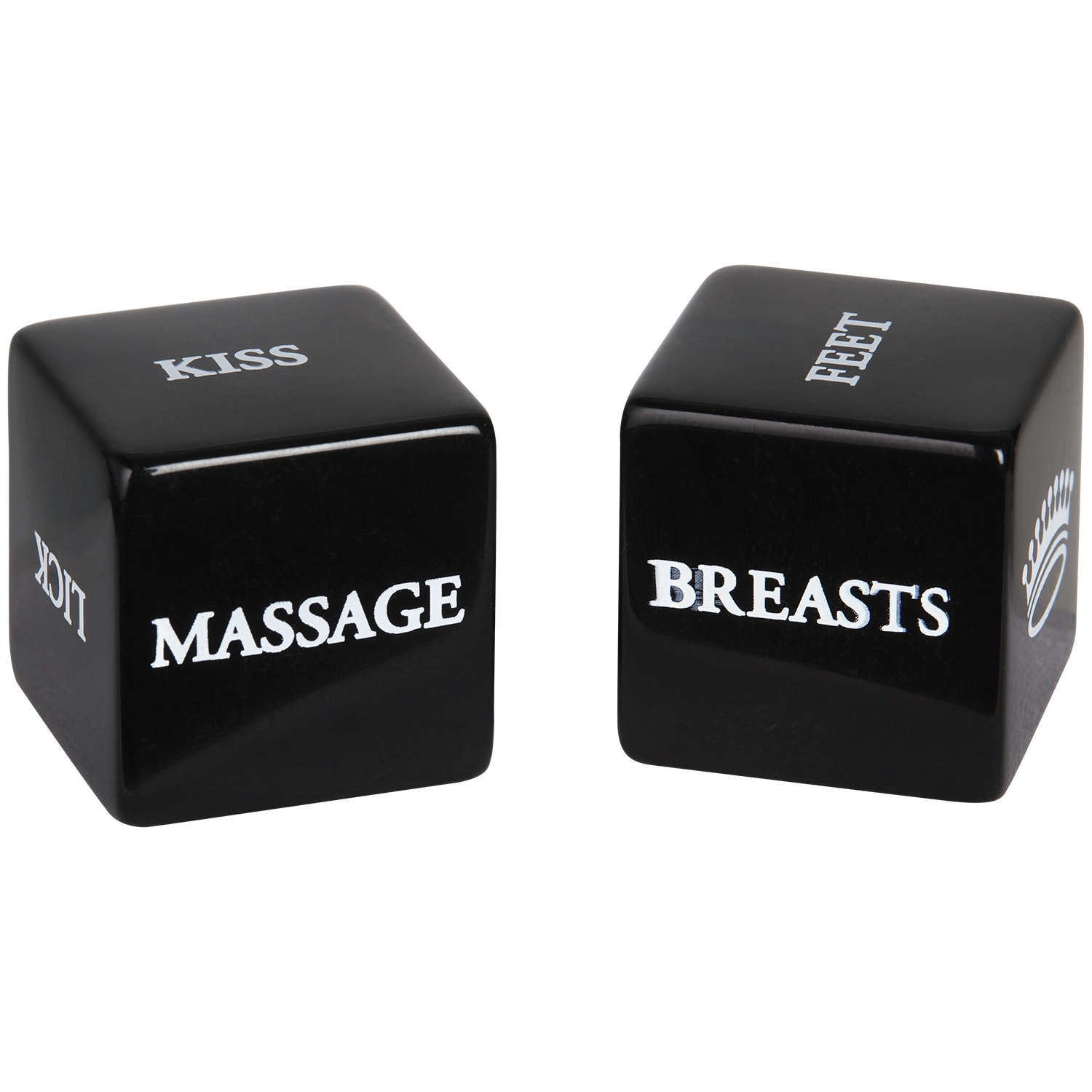 Touche Love Dices Erotiske Terninger - Sort