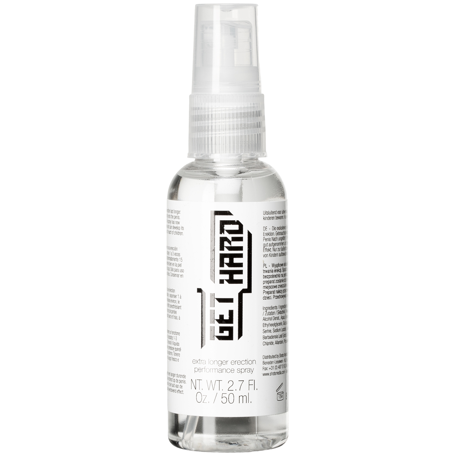 Get Hard Erektions Spray 50 Ml - Klar