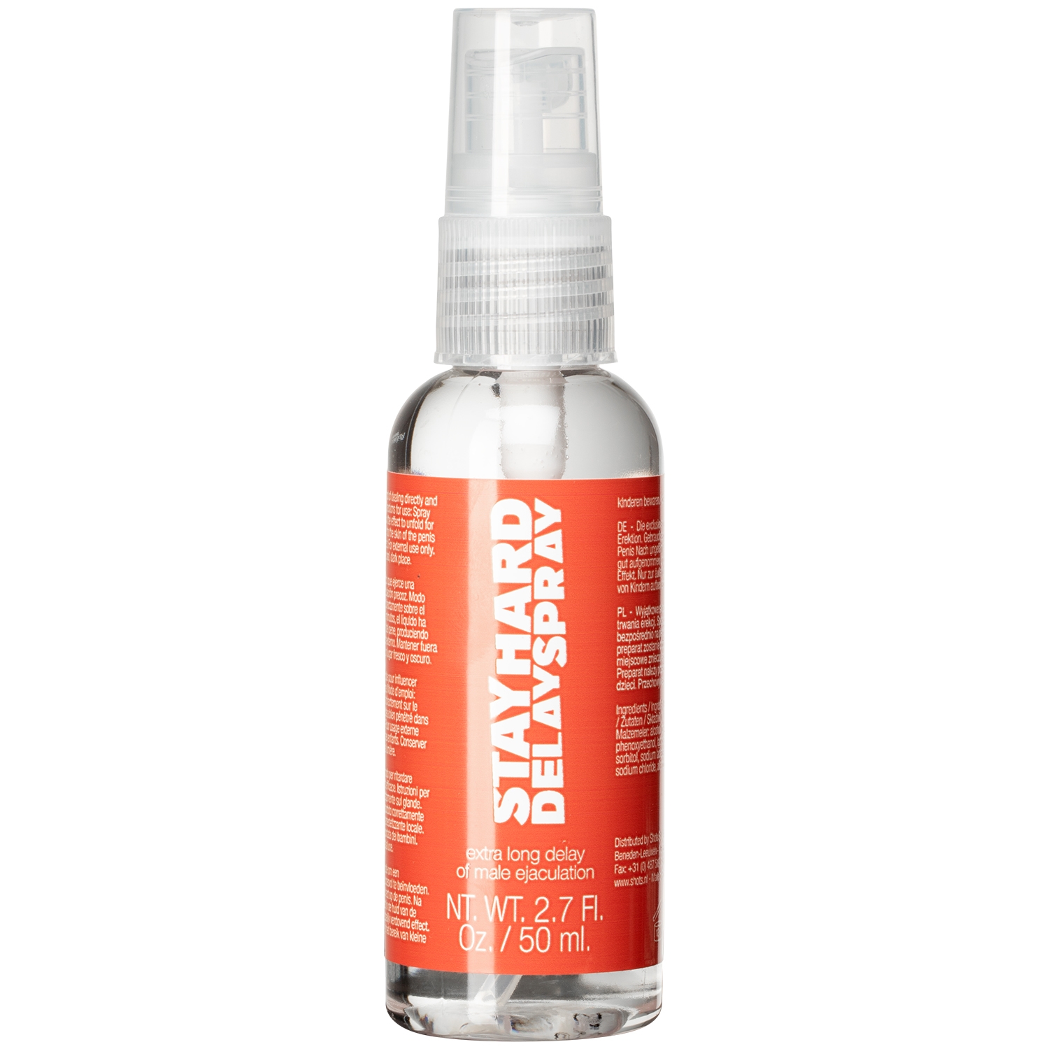 Stay Hard Spray Mod Tidlig Udløsning 50 Ml - Klar