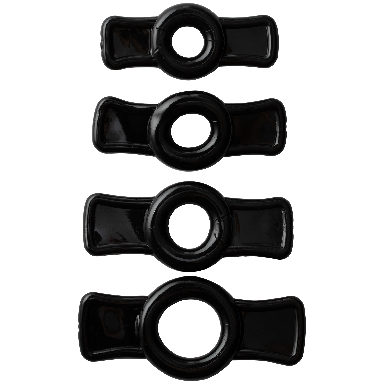Titanmen Penis Ring Sæt - Black