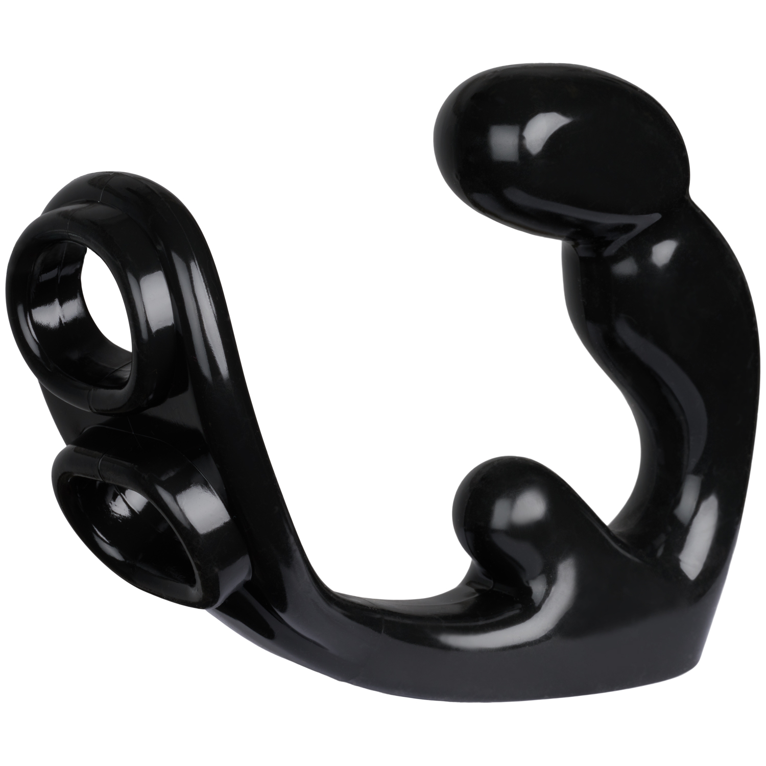 Rogue Erection Enhancer Penisring Og Anal Plug - Black