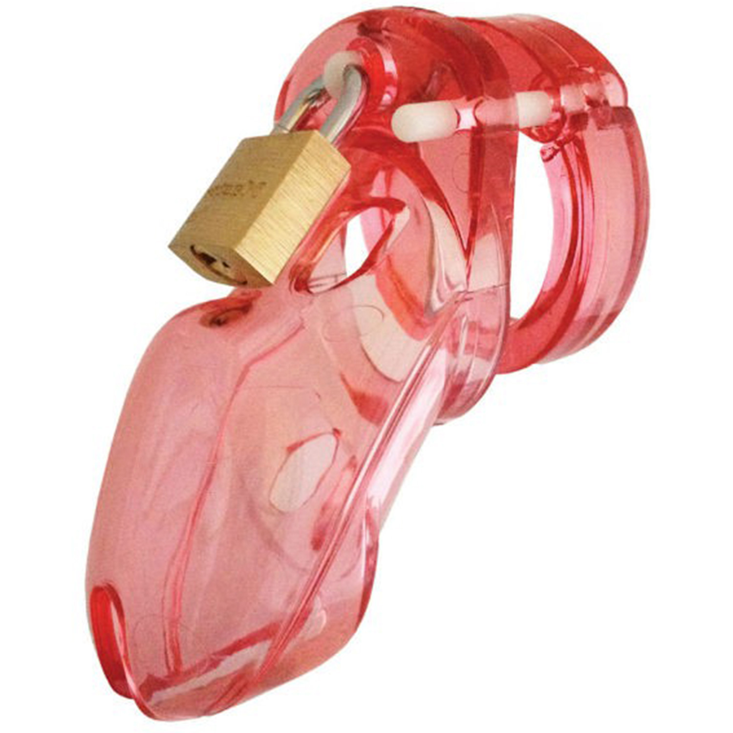 Cb-3000 Rød Kyskhedsbælte 76 Cm - Pink