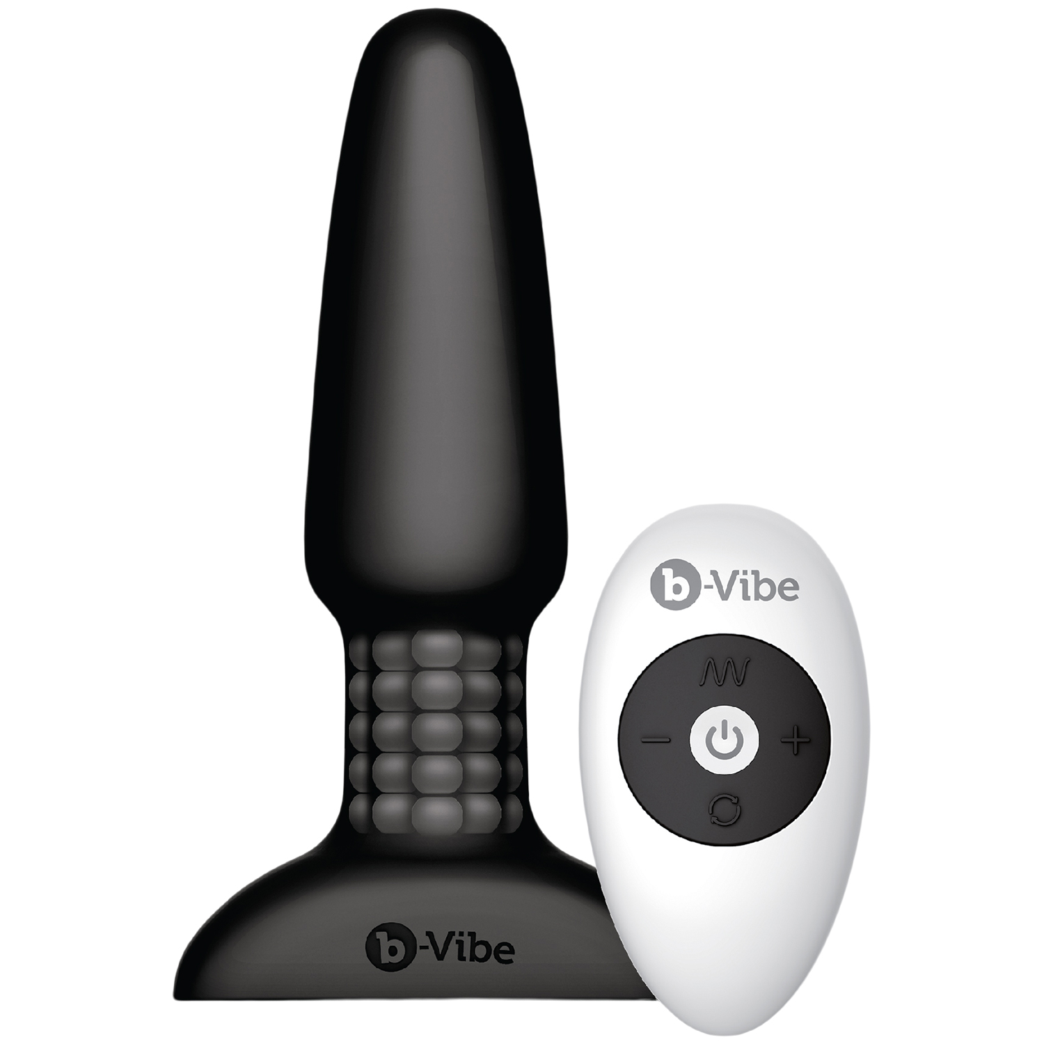 B-vibe Fjernbetjent Rimming Plug - Black