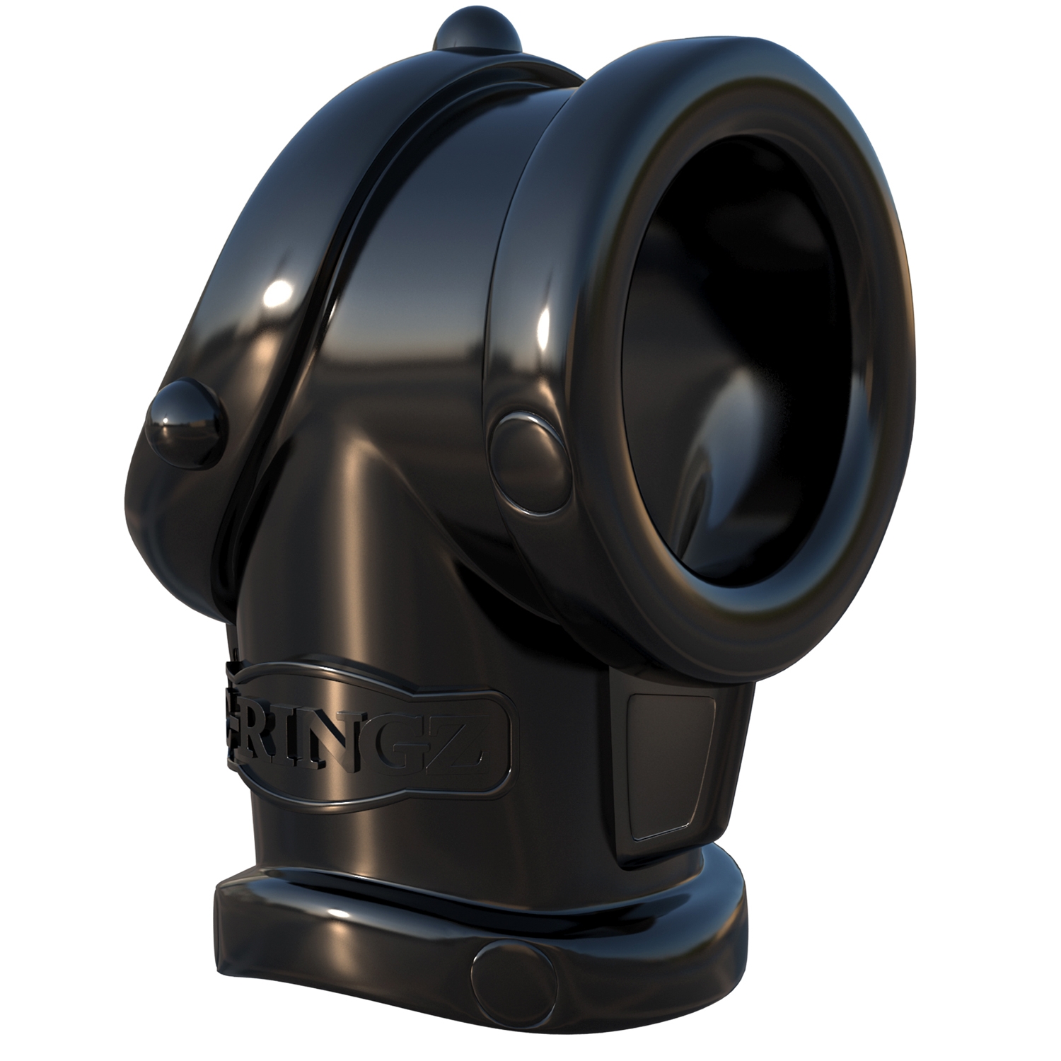 Fantasy C-ringz Cock Pipe Med Ball Stretcher - Black