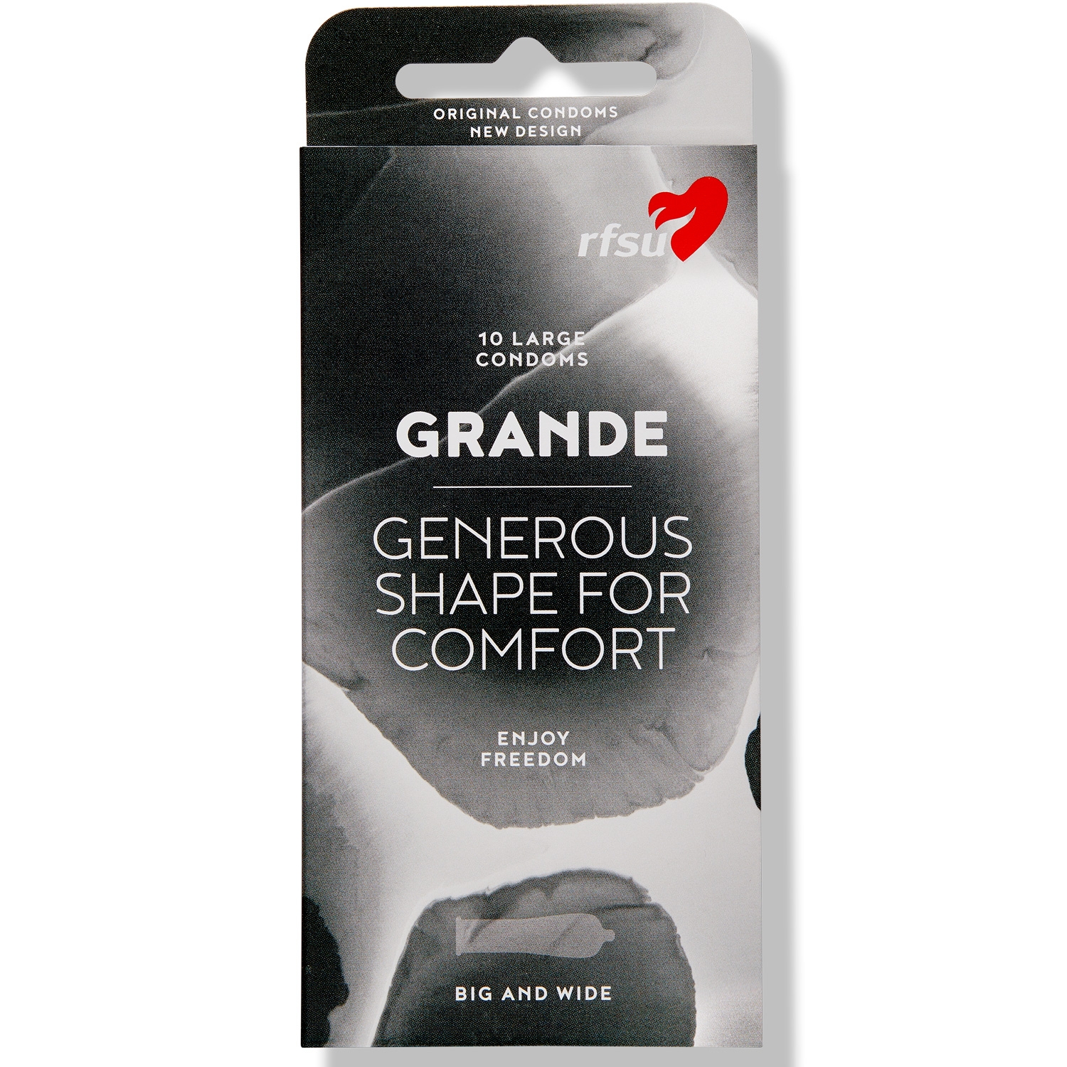Rfsu Grande Kondomer 10 Stk - Clear
