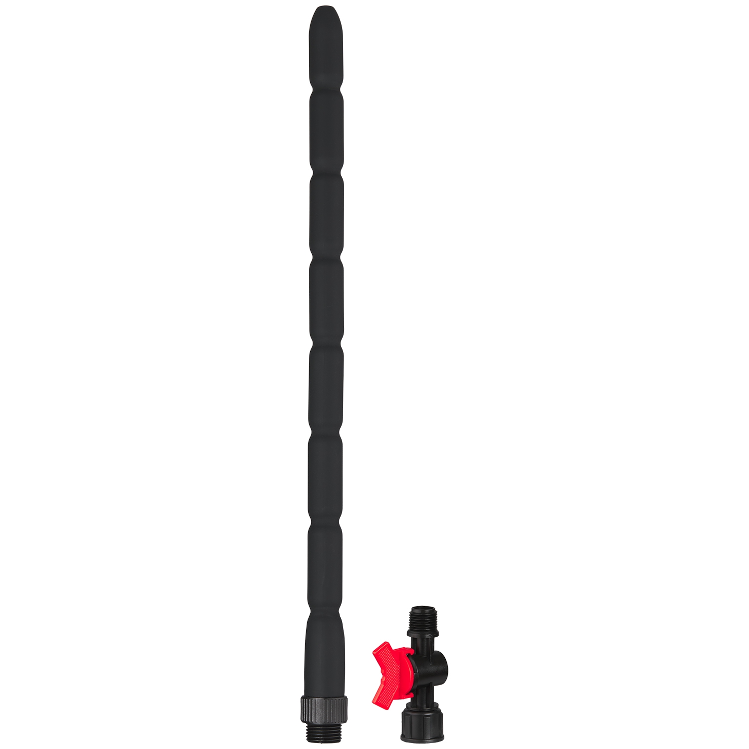 Waterclean Silikone Brusehoved Deep 40 Cm - Black