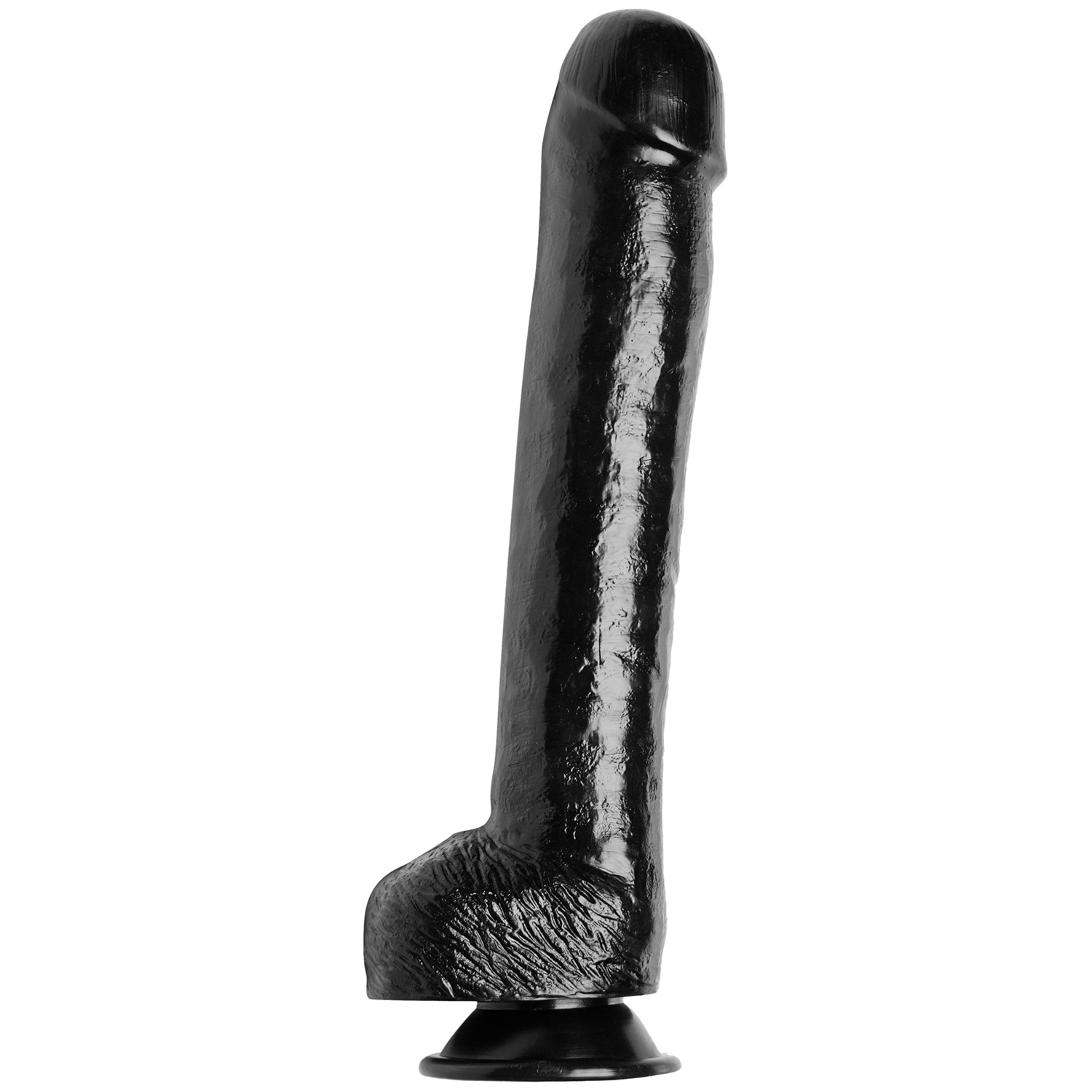 Master Cock The Black Destroyer Huge Dildo 42 Cm - Black