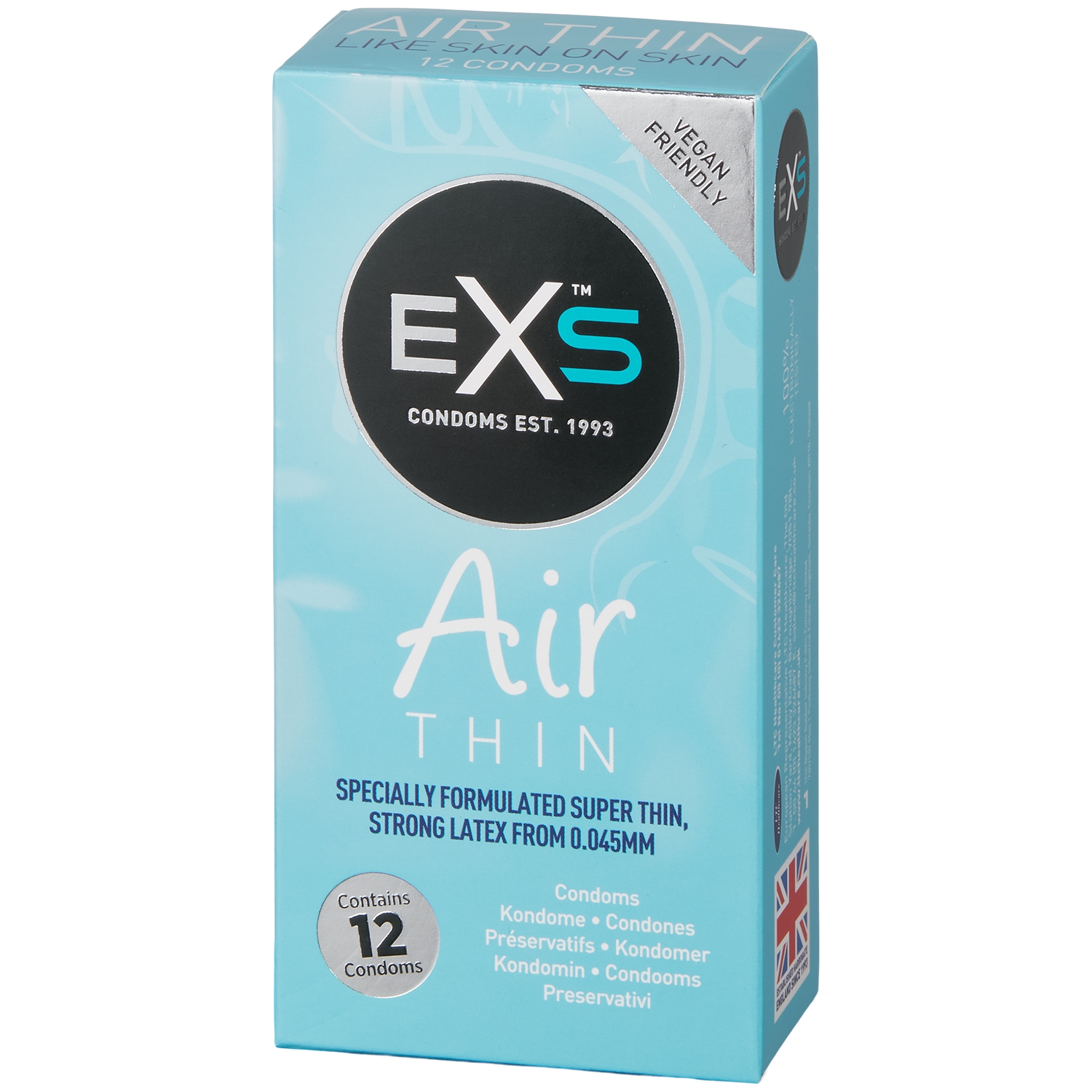 Exs Air Thin Kondomer 12 Stk - Clear