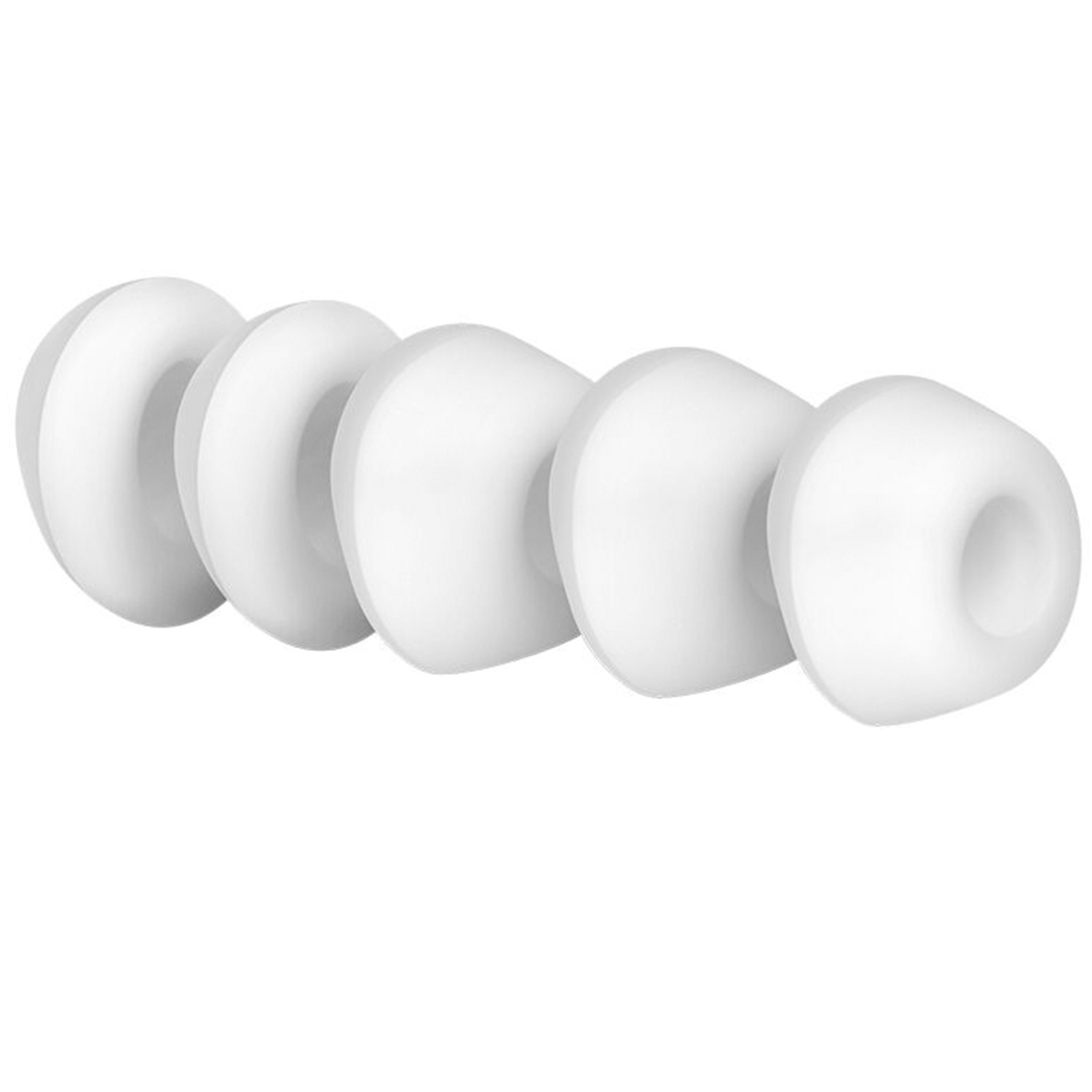 Satisfyer 1 Next Generation Silikone Sugehoved 5 Pak - White