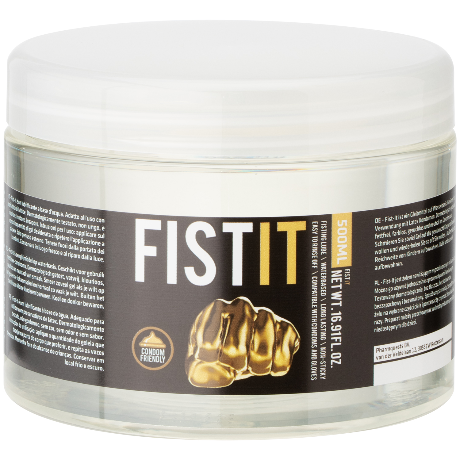 Fist It Vandbaseret Glidecreme 500 Ml - Clear