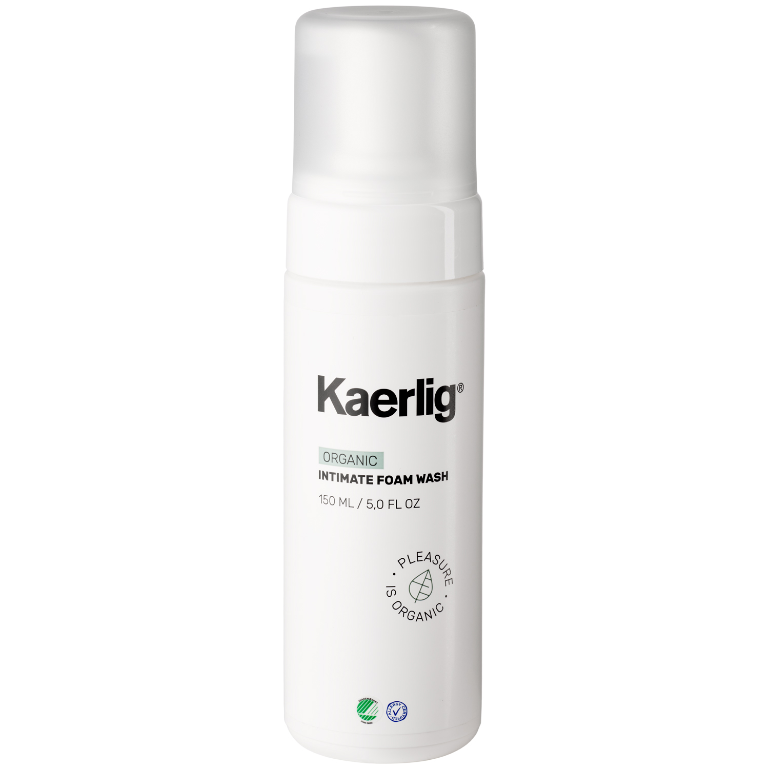 Kaerlig økologisk Intim Skum Sæbe 150 Ml - Clear