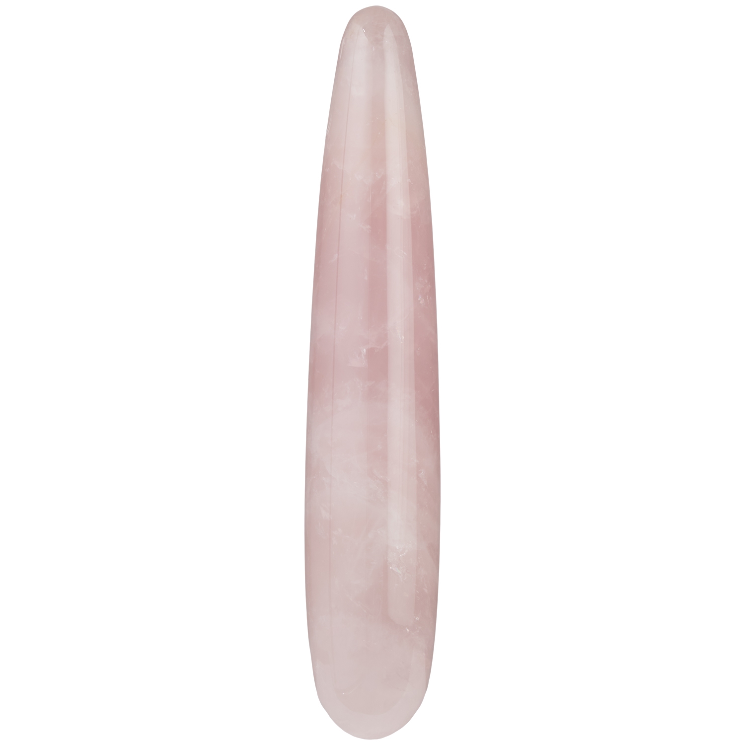 Chakrubs The Heart Slim Rosen Quartz Dildo - Pink