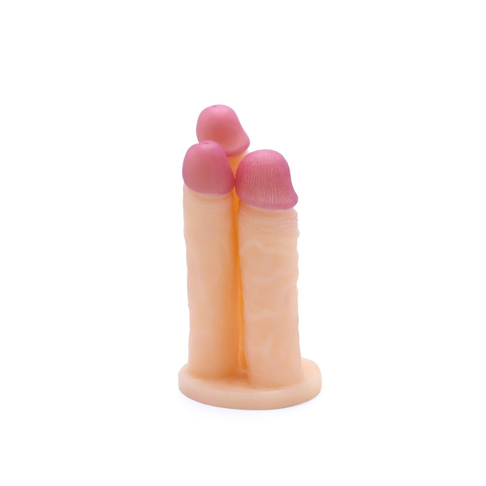 Kiotos Cox Flesh Triple Cox - Tredobbelt Dildo