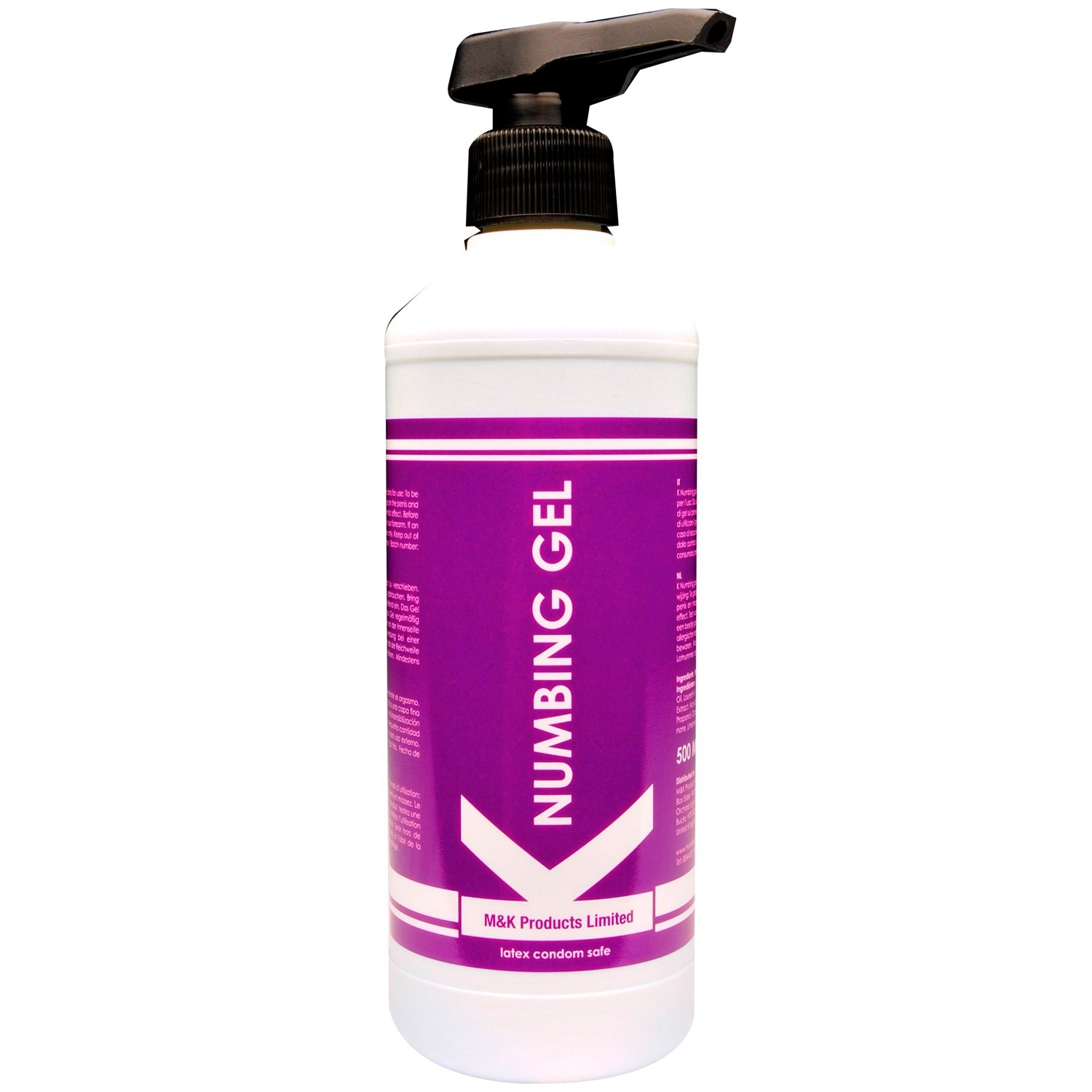 K Creme Numbing Gel Bedøvende Glidecreme 500 Ml - Clear