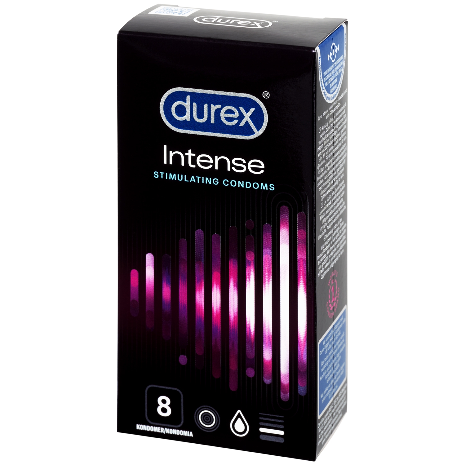 Durex Intense Kondomer 8 Stk - Clear