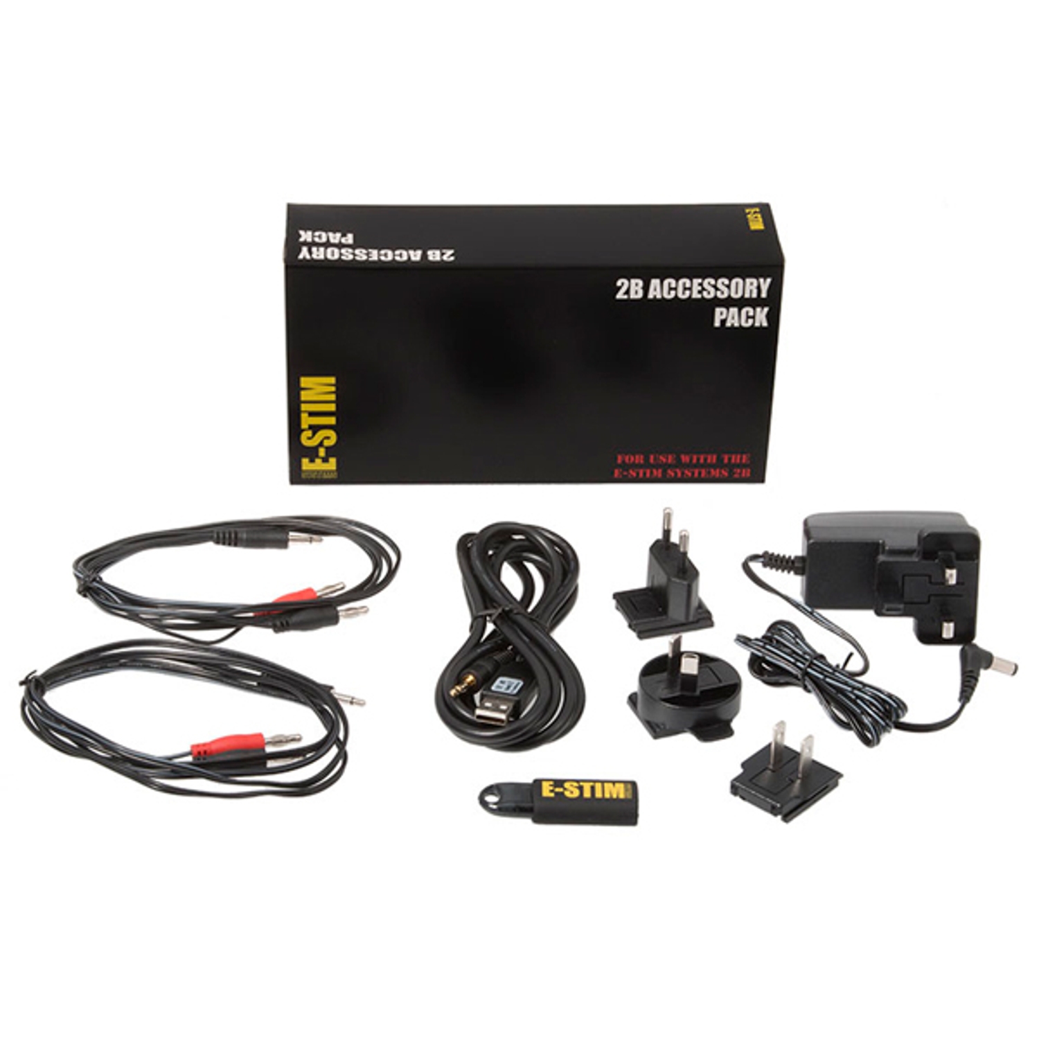 E-stim 2b Accessories Sæt - Black
