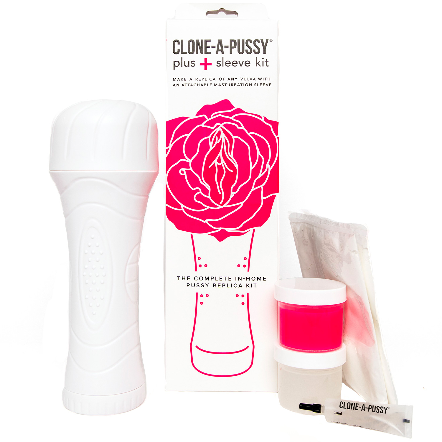 Clone-a-pussy Plus Klon Din Vagina Sæt Med Sleeve - Rosa