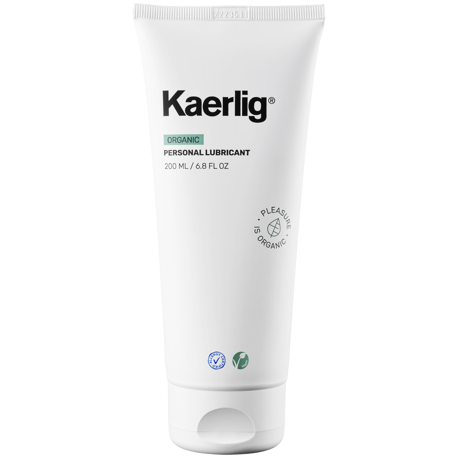 Kaerlig økologisk Vandbaseret Glidecreme 200 Ml - Clear