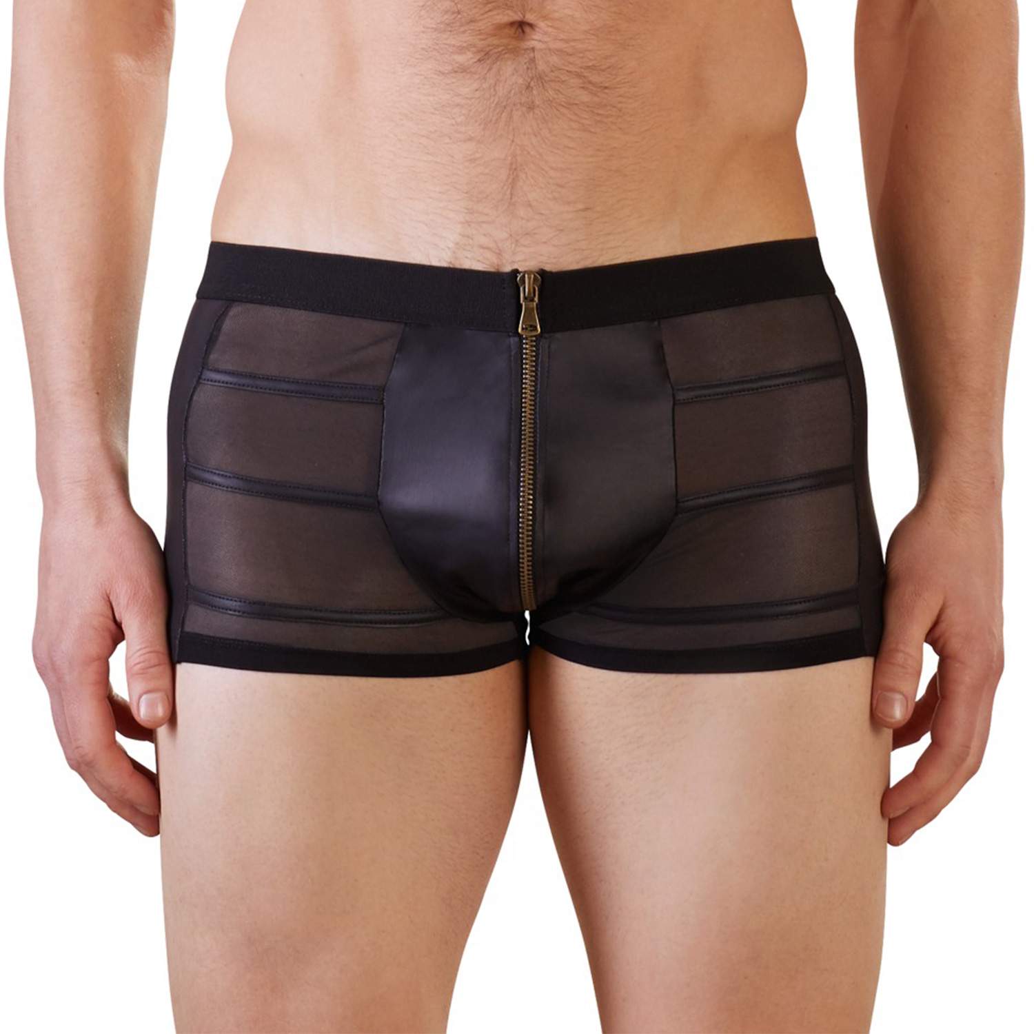 Nek Boxershorts Med Lynlås - Black - Xl