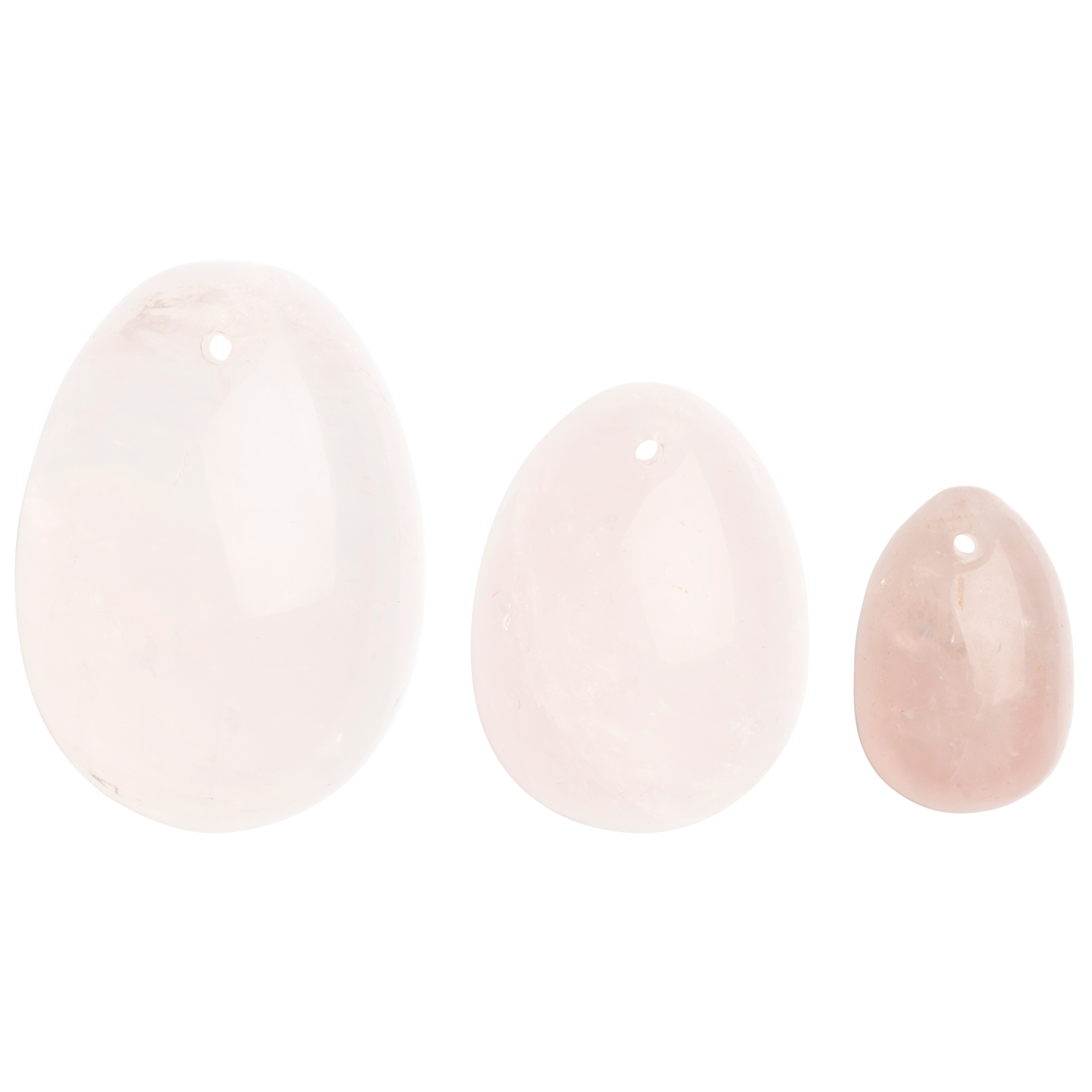 La Gemmes Yoni æg Rose Quartz - Pink - S