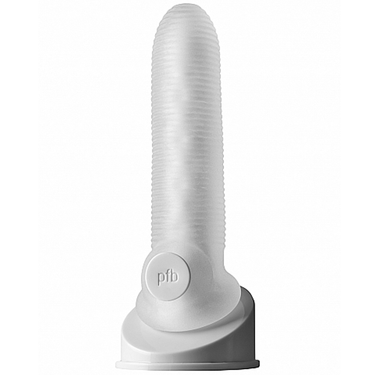 Perfect Fit Fat Boy Micro Ribbed Large Penis Sleeve - Clear