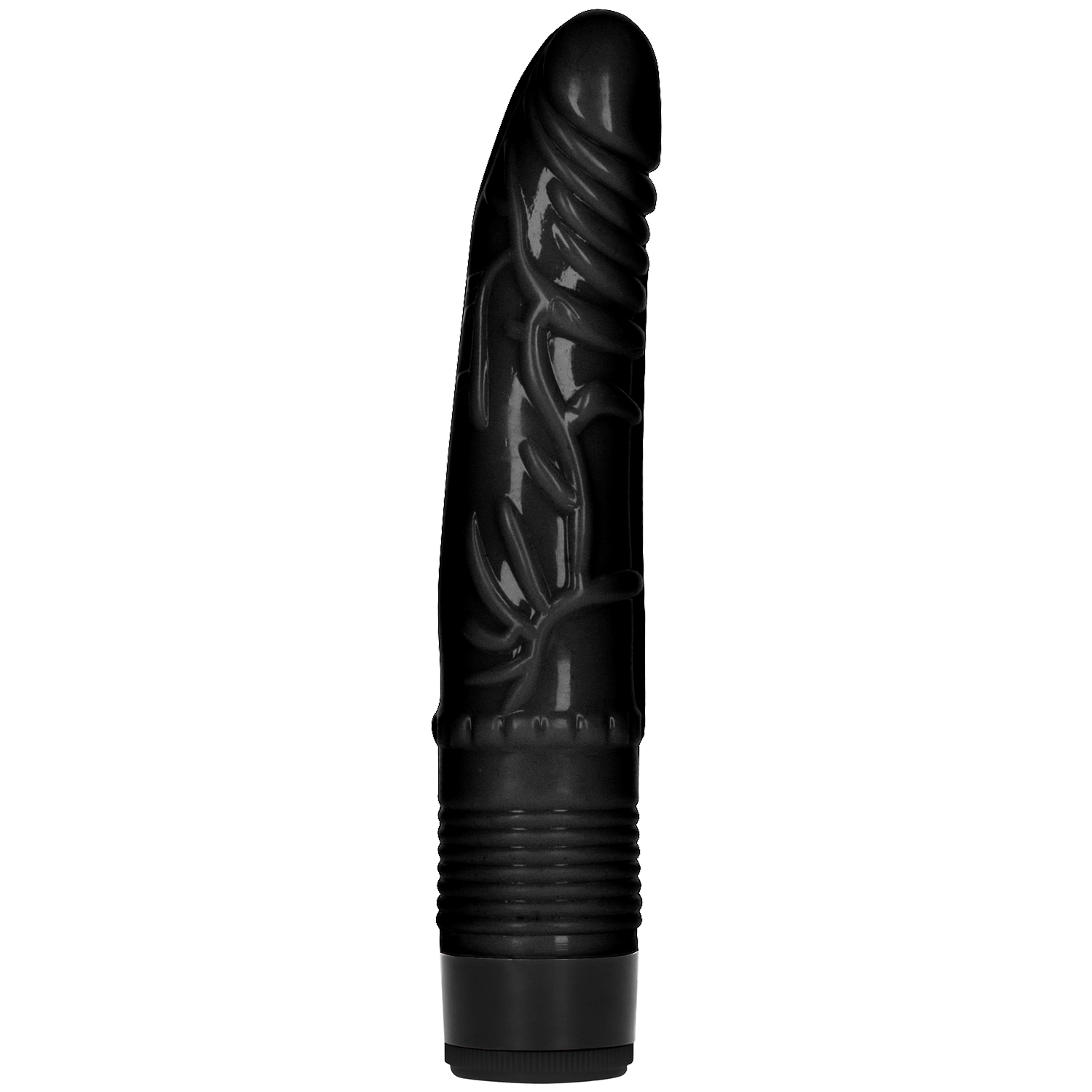 Gc Slight Realistisk Vibrerende Dildo - Sort