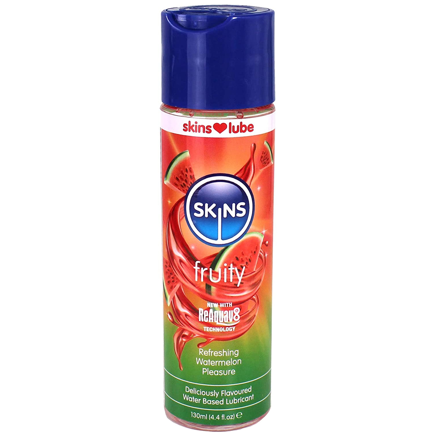 Skins Fruity Water-based Lubricant Strawberry 130 Ml - Klar