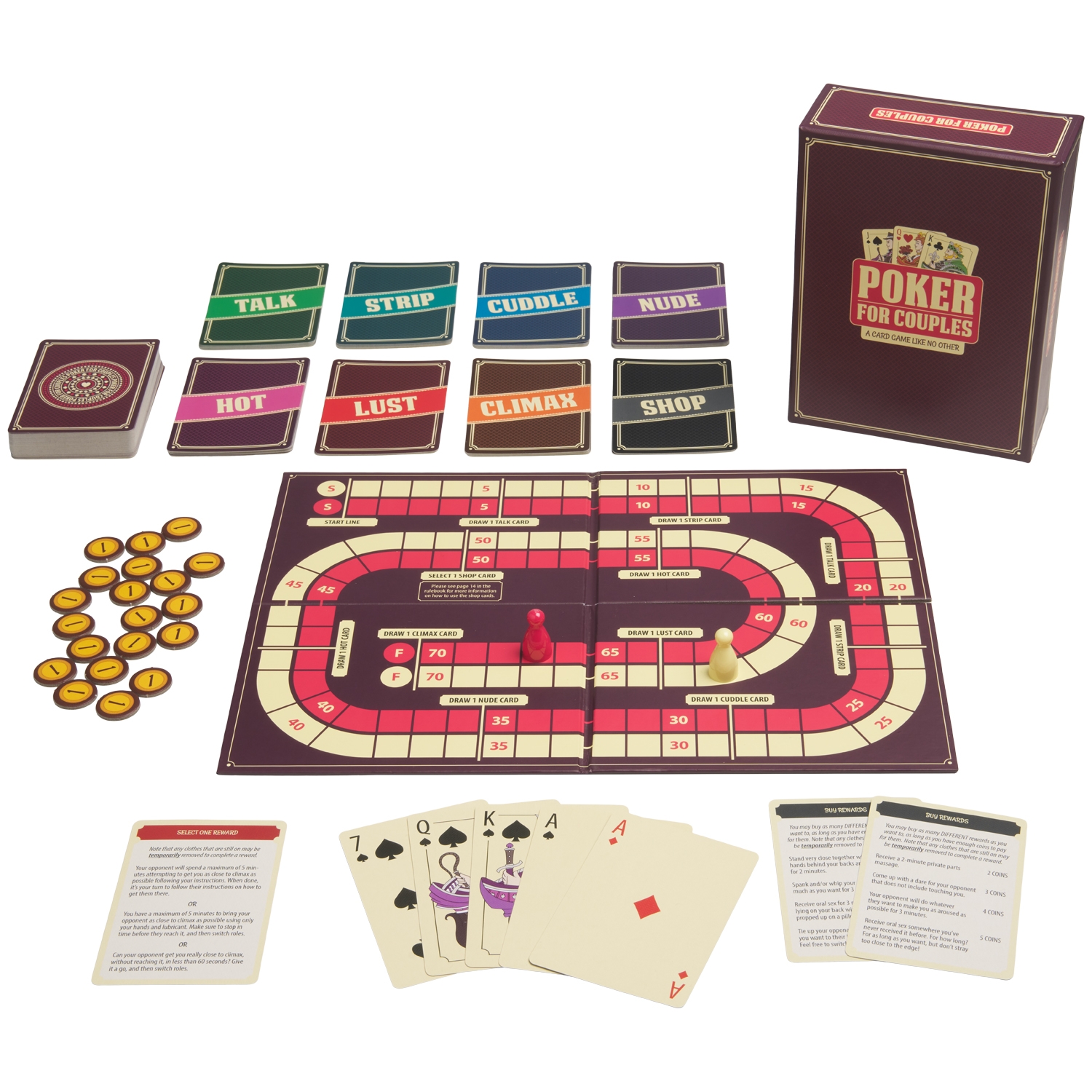 Pokerspil Til Par - Mixed Colours