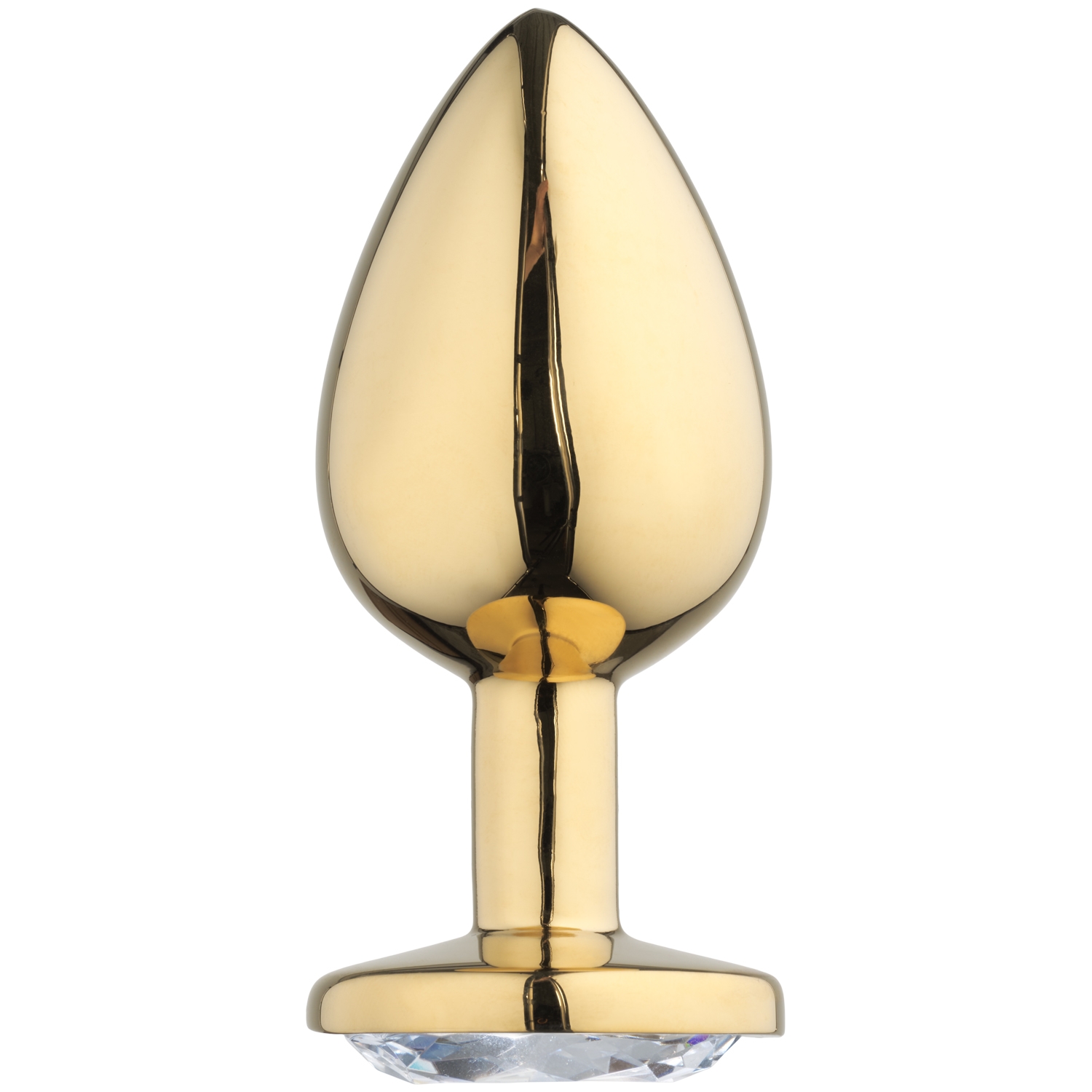 Precious Metals Large Jewel Butt Plug - Gold