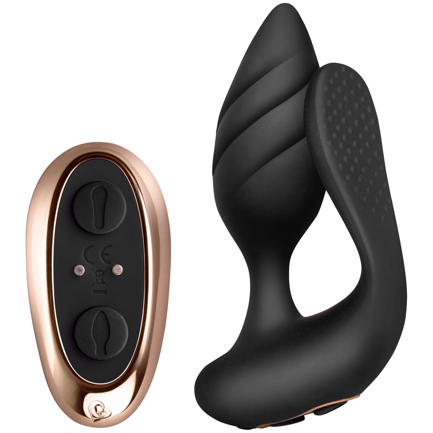 Rocks Off Cocktail Fjernbetjent Par Vibrator - Purple