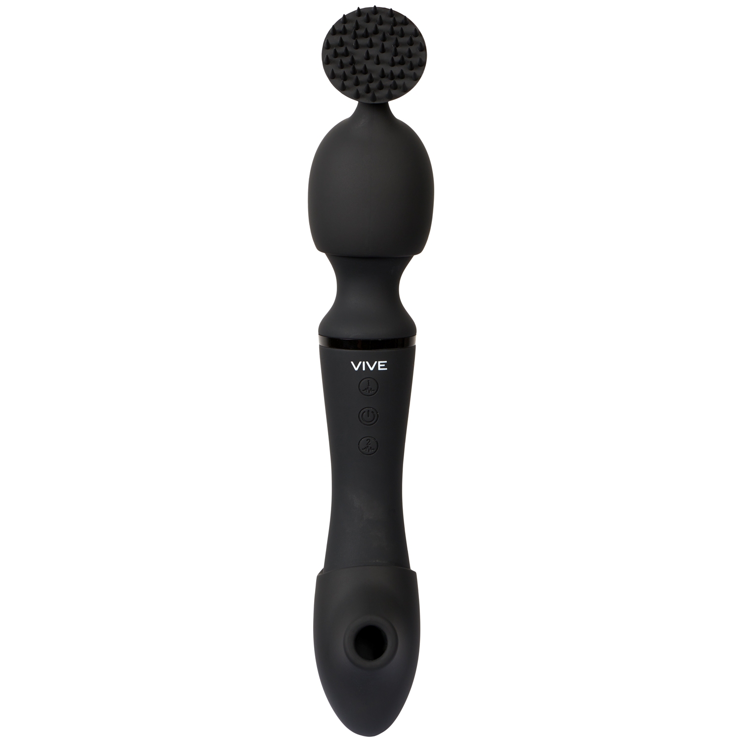 Vive Nami Double-ended Pulsating Wave Magic Wand - Sort