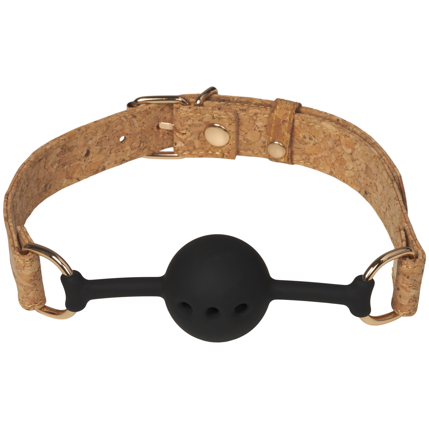 Vegan Fetish Kork Gag - Nude