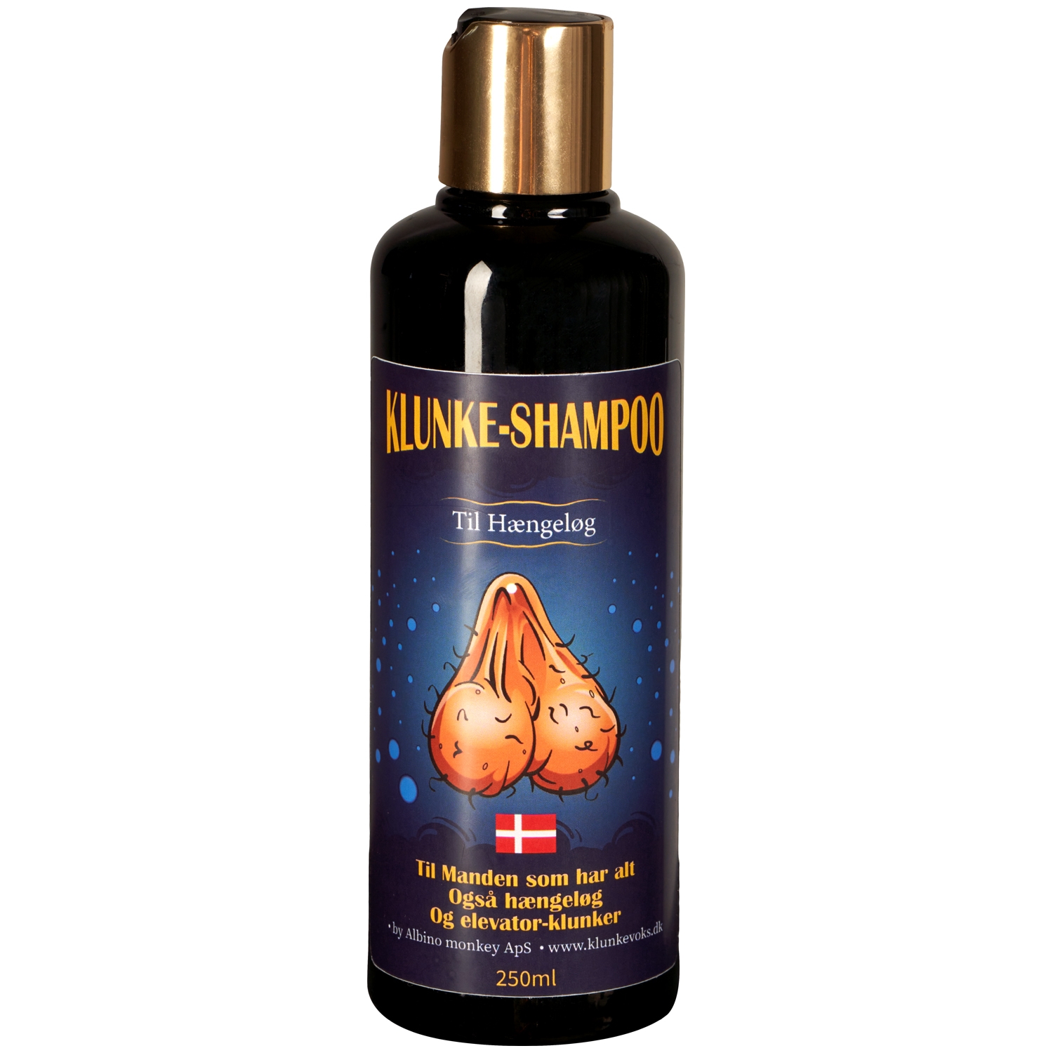 Klunke Shampoo Til Hængeløg Intimsæbe Til Mænd 250 Ml - Clear