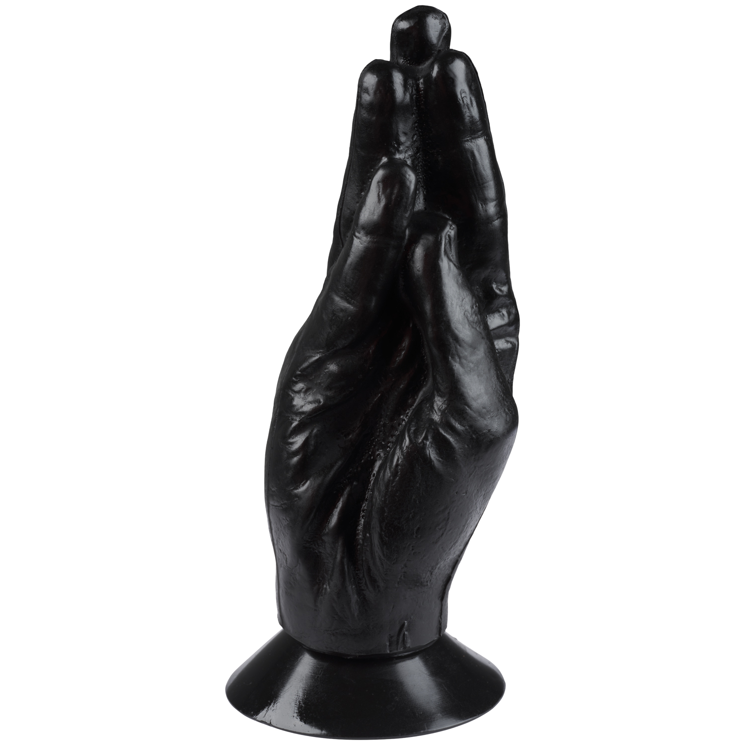 Mister B All Black Otto Fisting Dildo Med Sugekop 20 Cm - Black