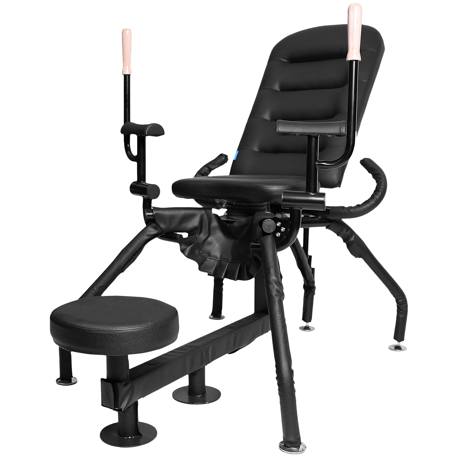 Shots Multiposition Bondage Stol - Black
