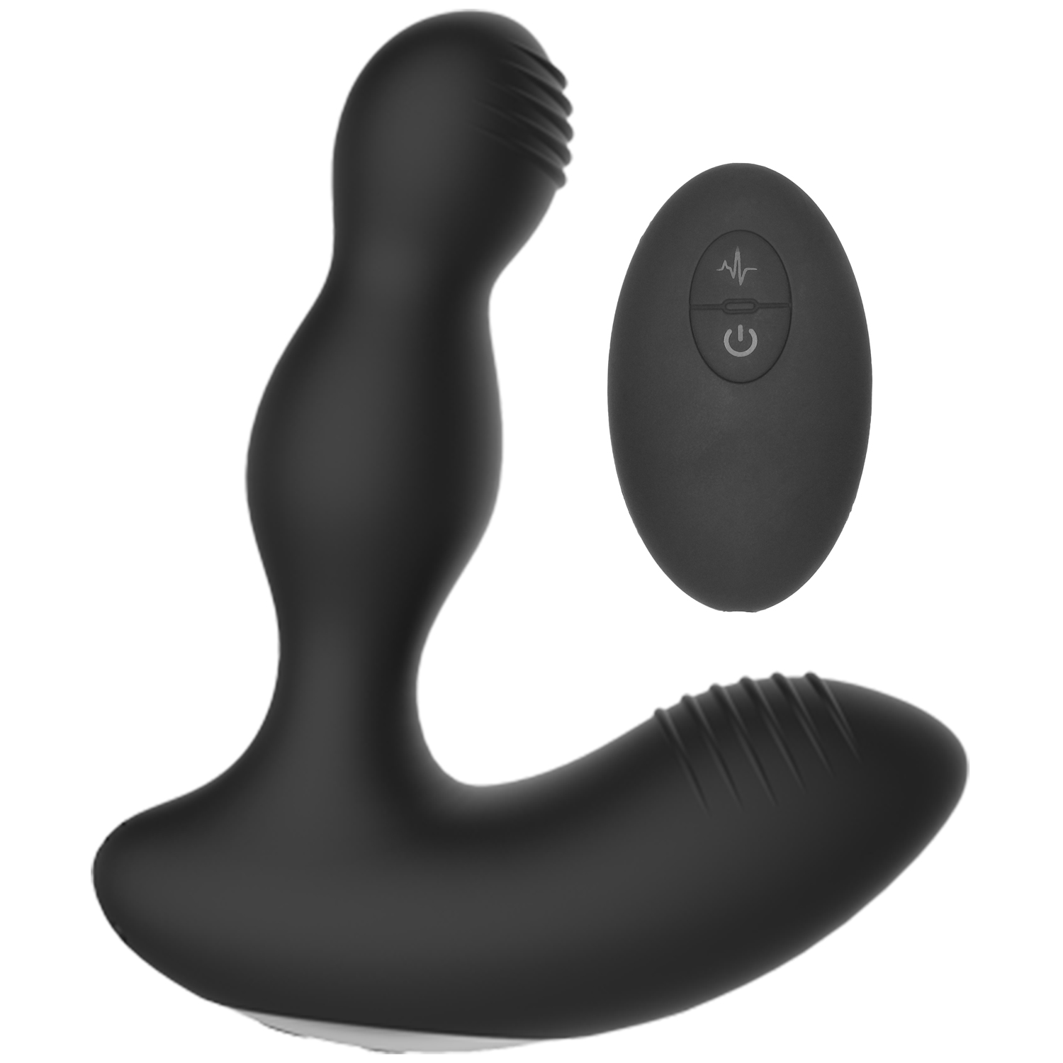 Electroshock Fjernbetjent Prostata Massager - Black