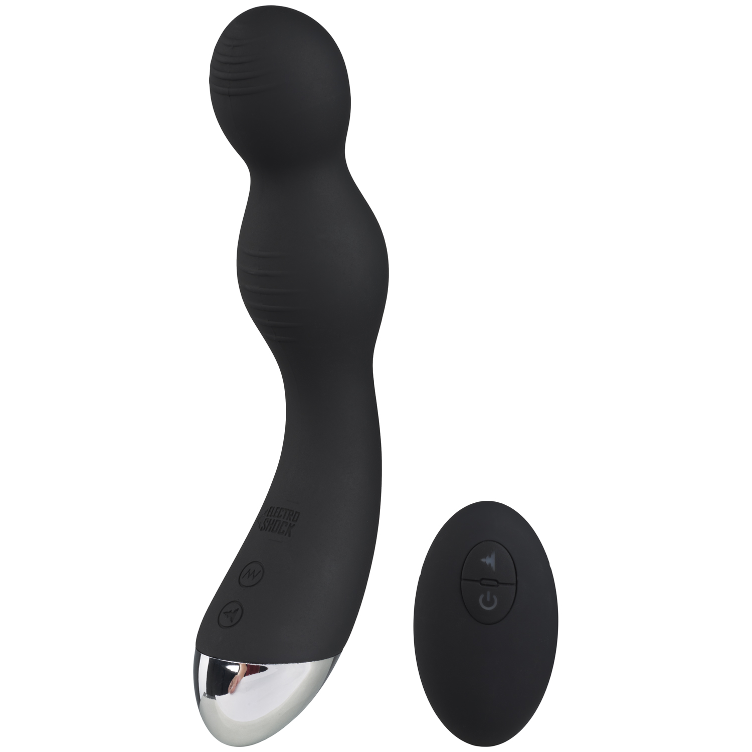 Electroshock Fjernbetjent G Og P-punkts Vibrator - Black