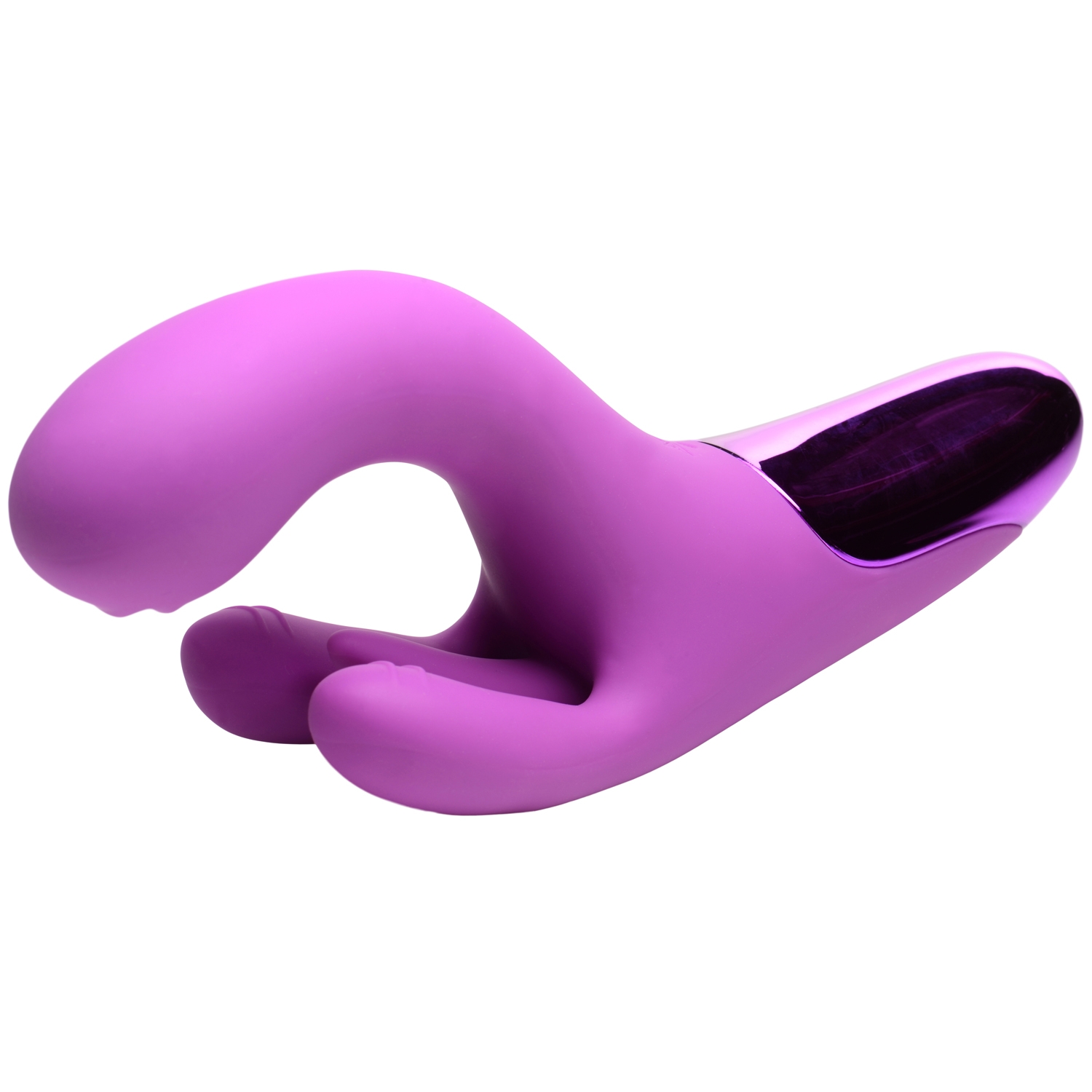 Bang Purple Triple Rabbit Vibrator - Purple