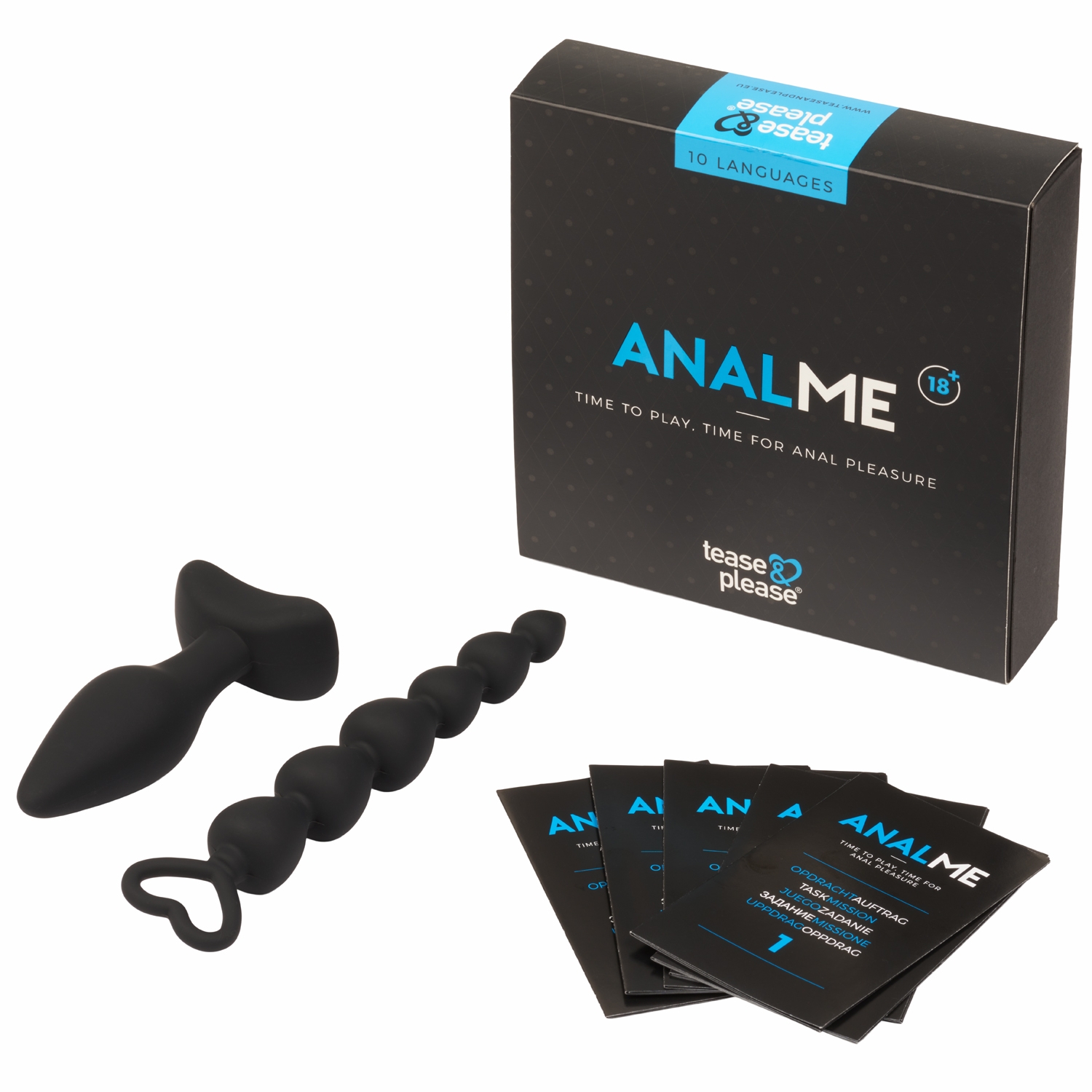 Tease  Please Analme Romantisk Kortspil - Black