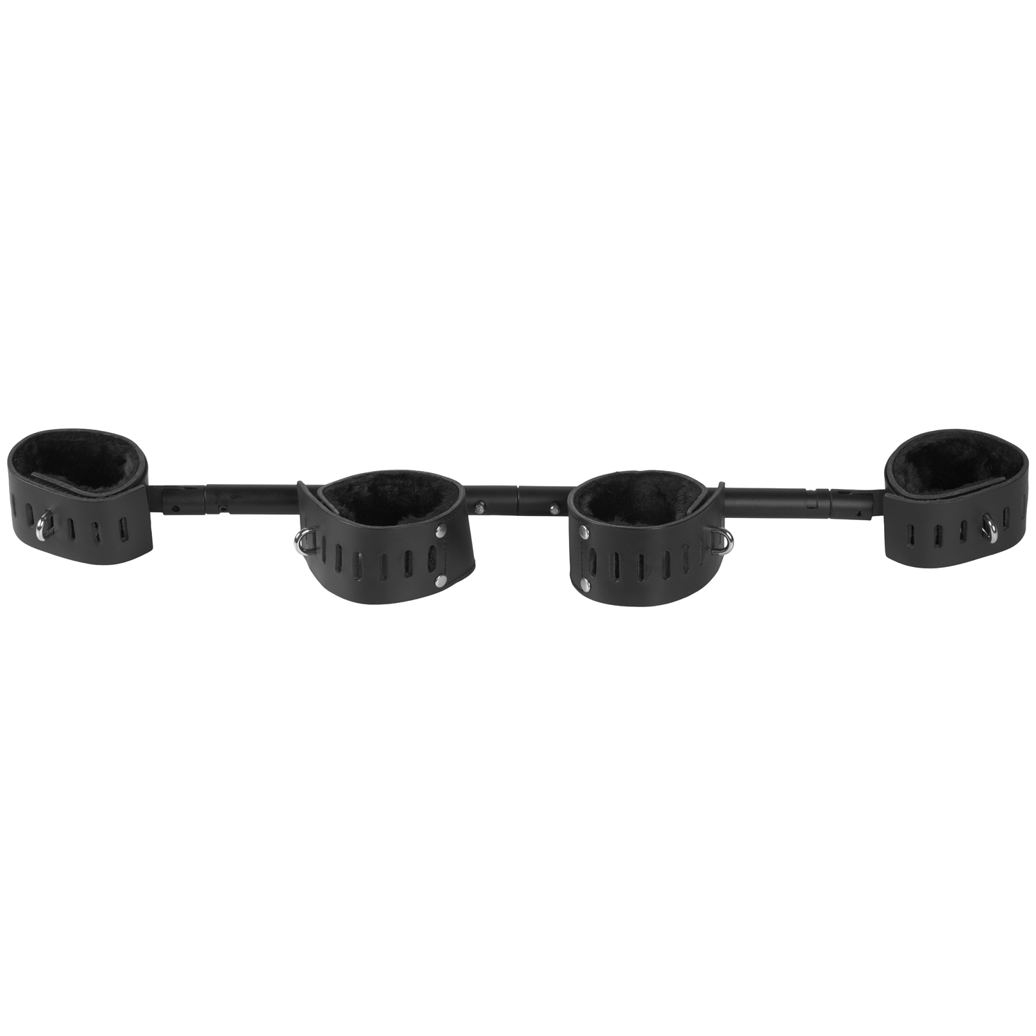 Strict Justerbar Og Låsbar Spredestang - Black