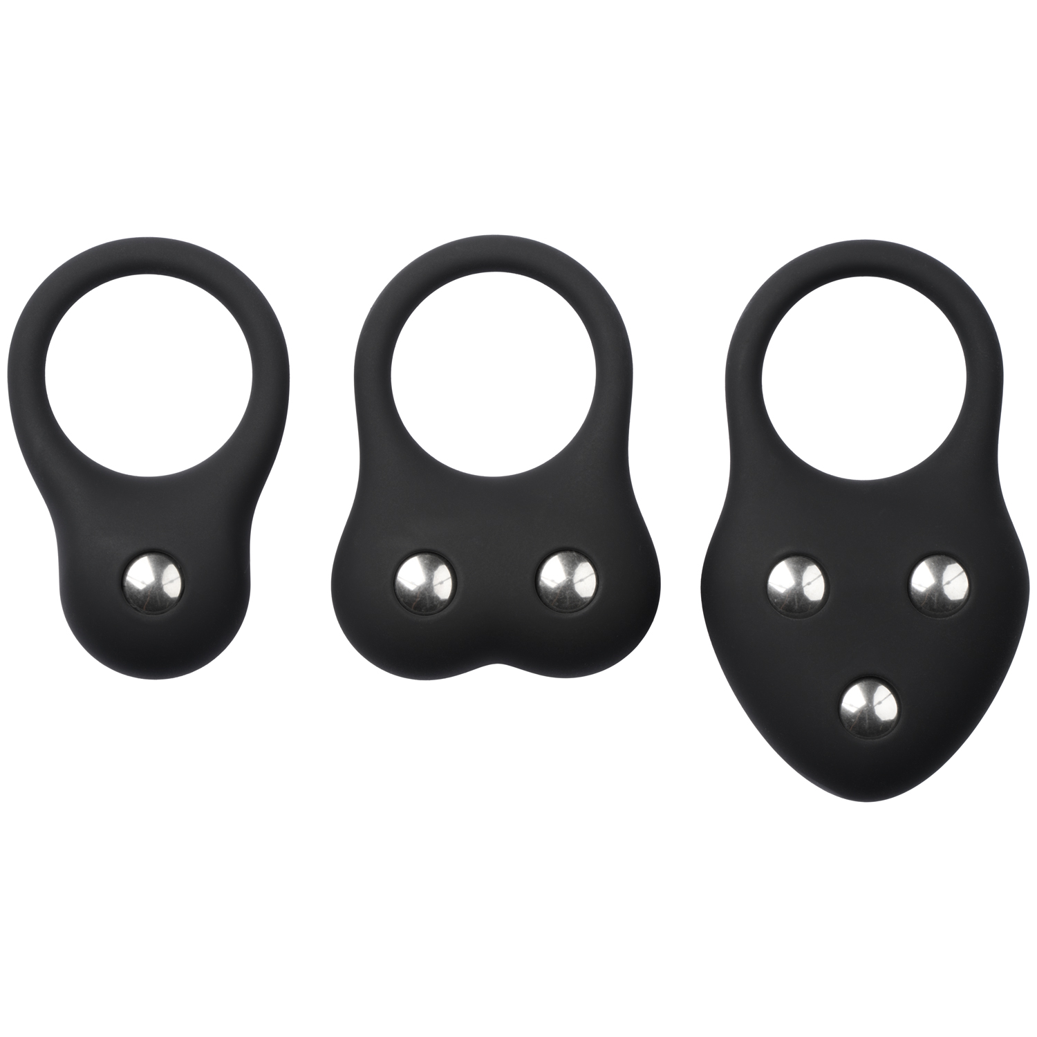 Mrmembr Ball Stretcher Og Penis Træningssæt 3 Stk - Black