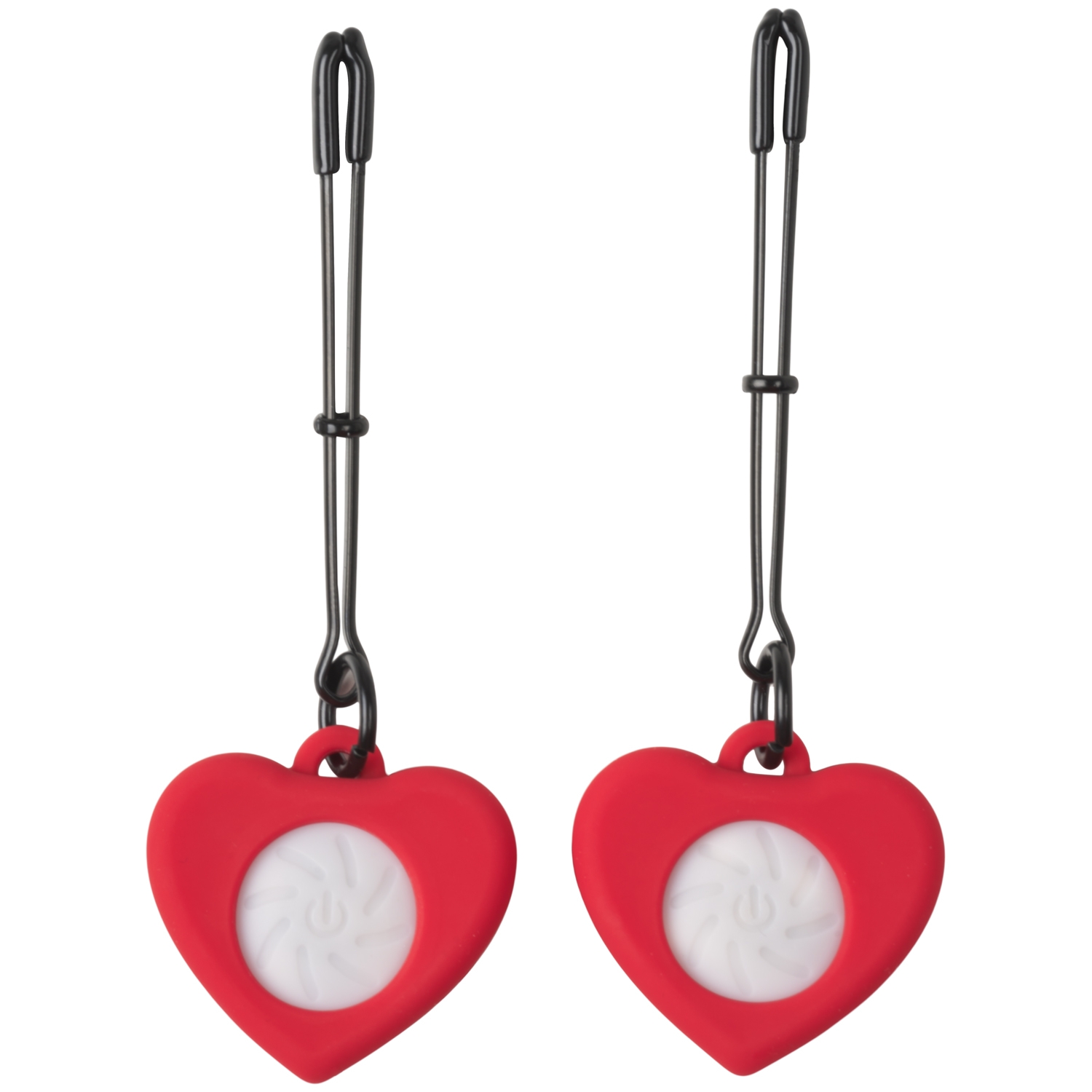 Charmed Light Up Heart Tweezer Brystklemmer - Rød
