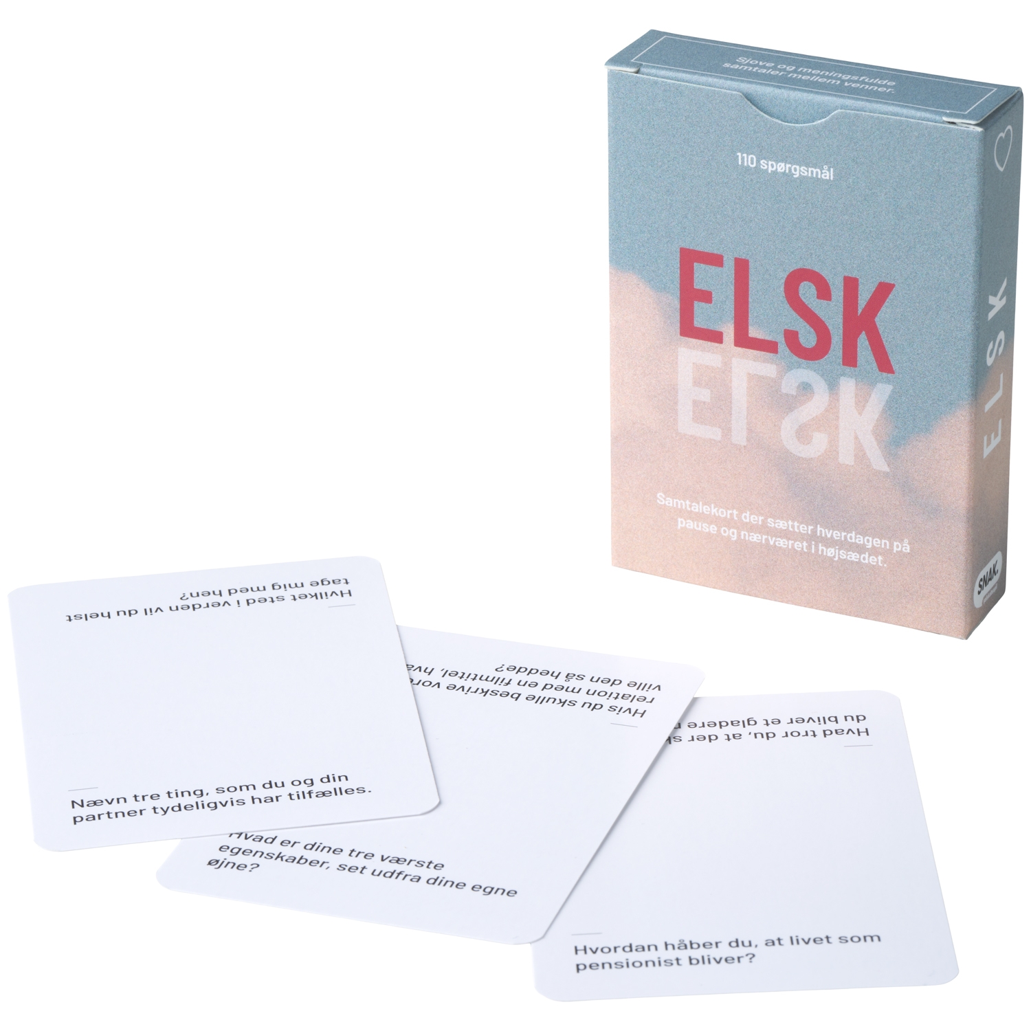 Snak Samtalekort Elsk - Mixed Colours
