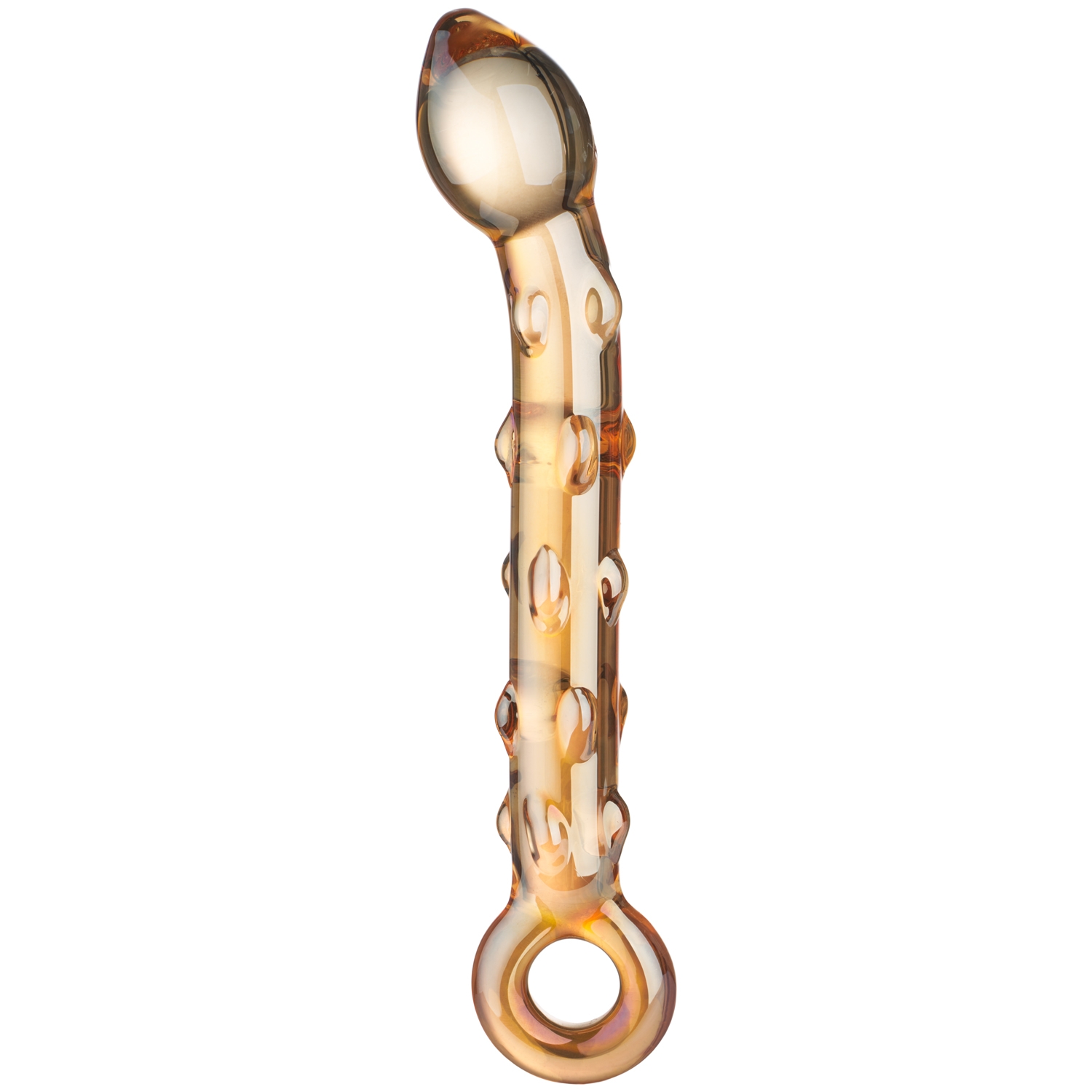Sinful Chromatic Nubs Glas Dildo - Koral