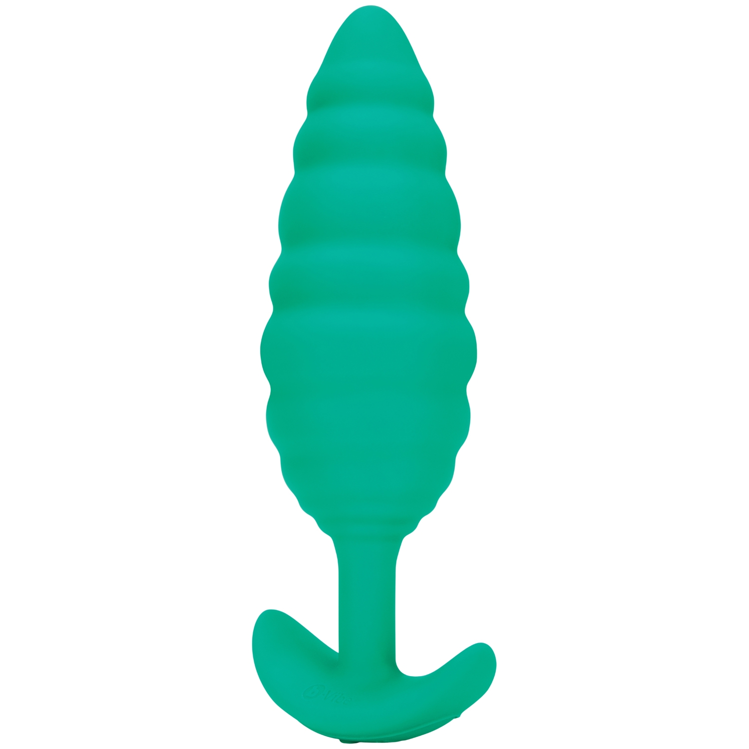 B-vibe Twist Tekstureret Vibrerende Butt Plug - Green