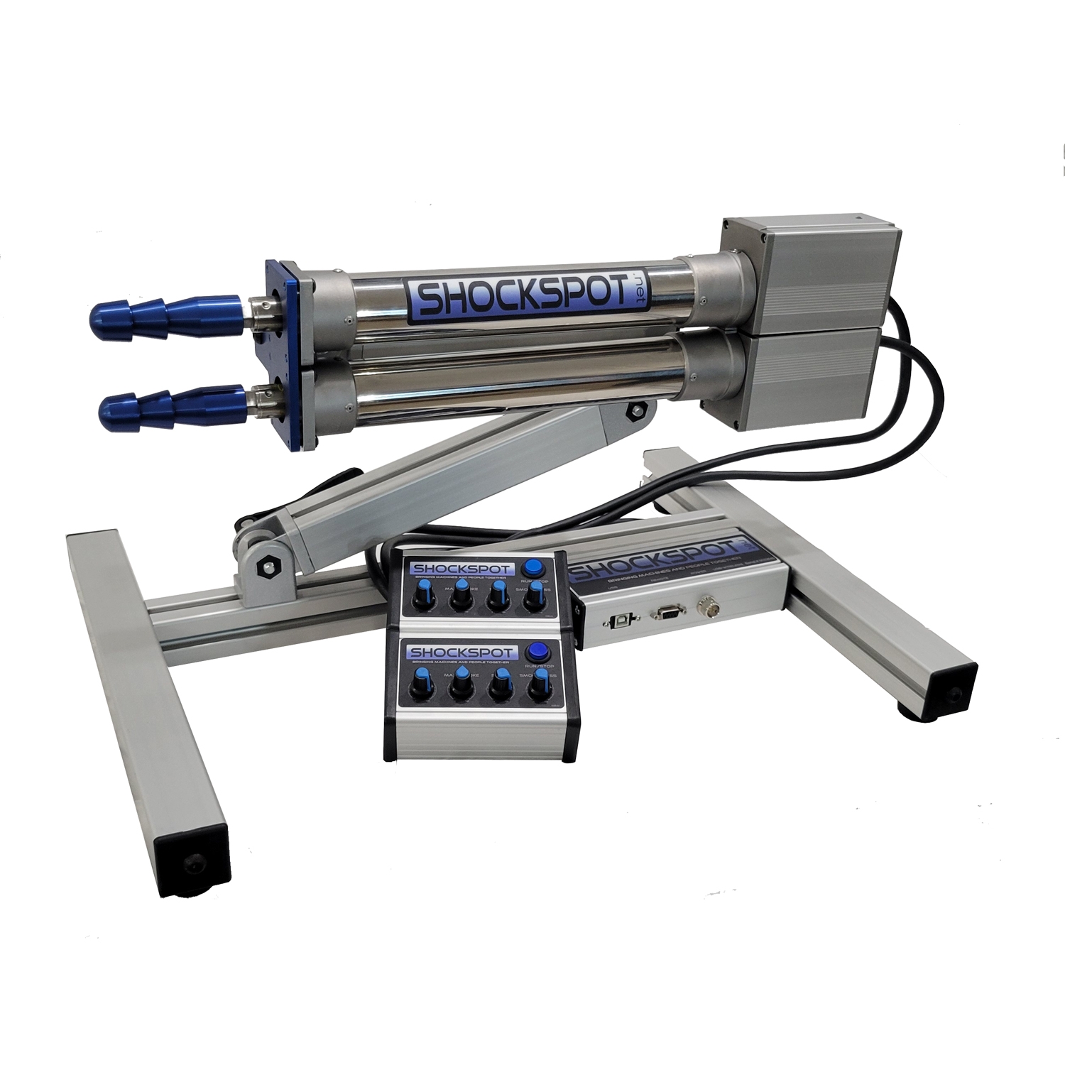 Shockspot Dual Thruster Sexmaskine - Silver
